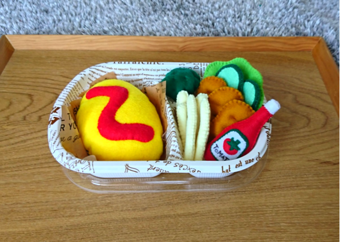 おままごと セット オムライス弁当 Iichi ハンドメイド クラフト作品 手仕事品の通販