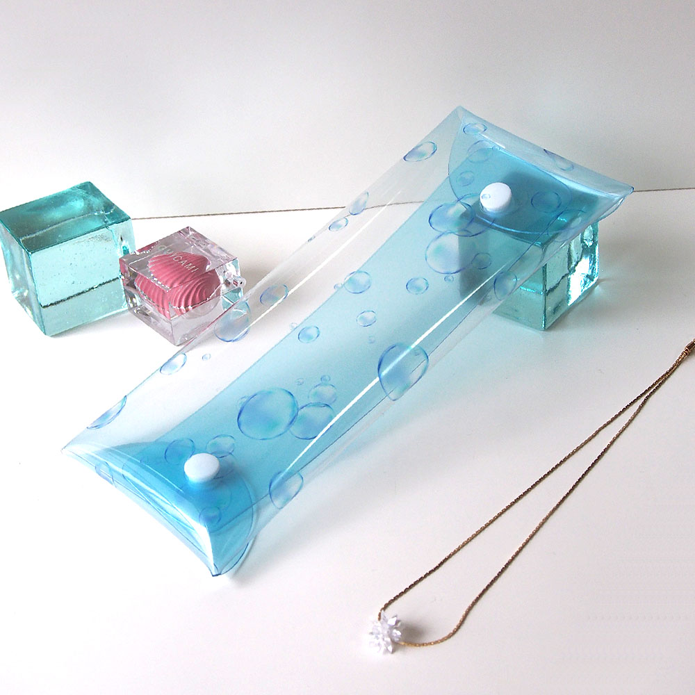 シャボン玉のpvcマルチクリアケース Iichi ハンドメイド クラフト作品 手仕事品の通販
