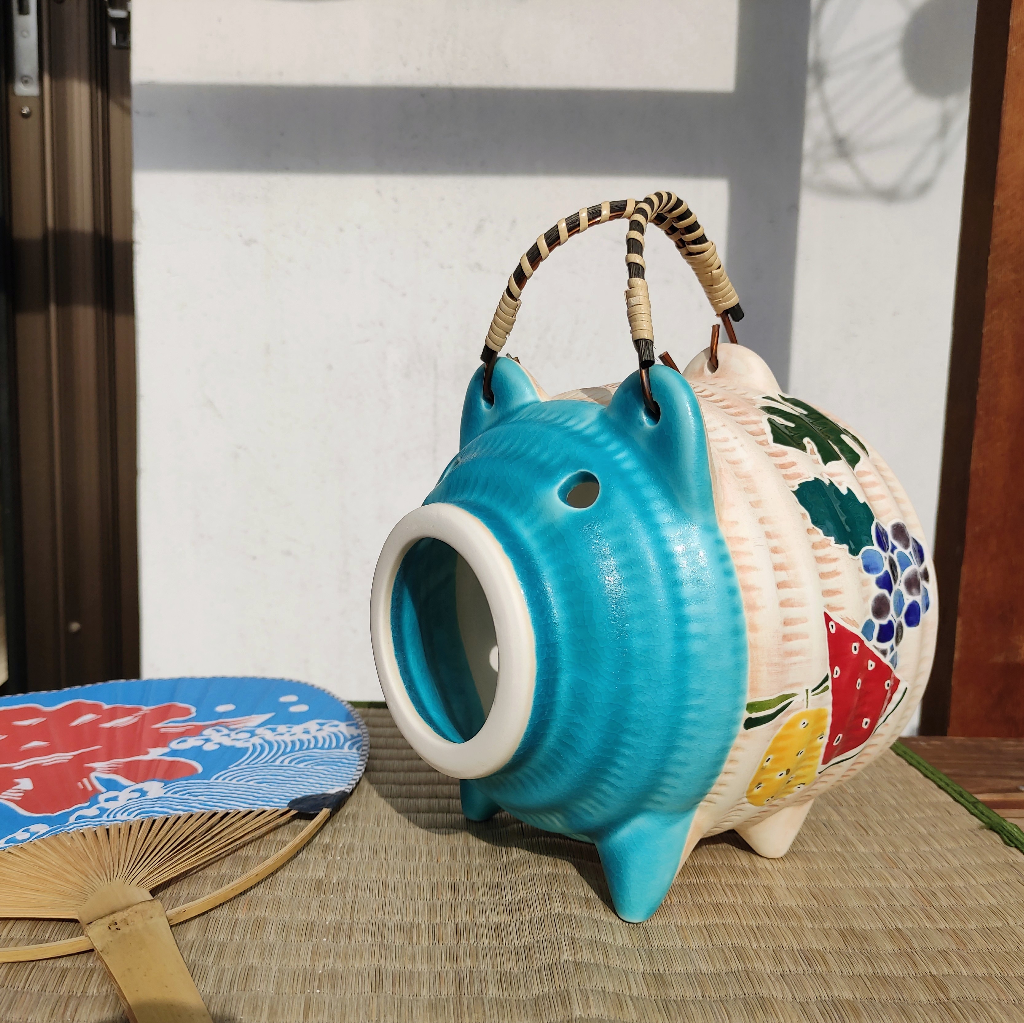 トロピカルフルーツ 蚊取り豚 トルコマット Iichi ハンドメイド クラフト作品 手仕事品の通販