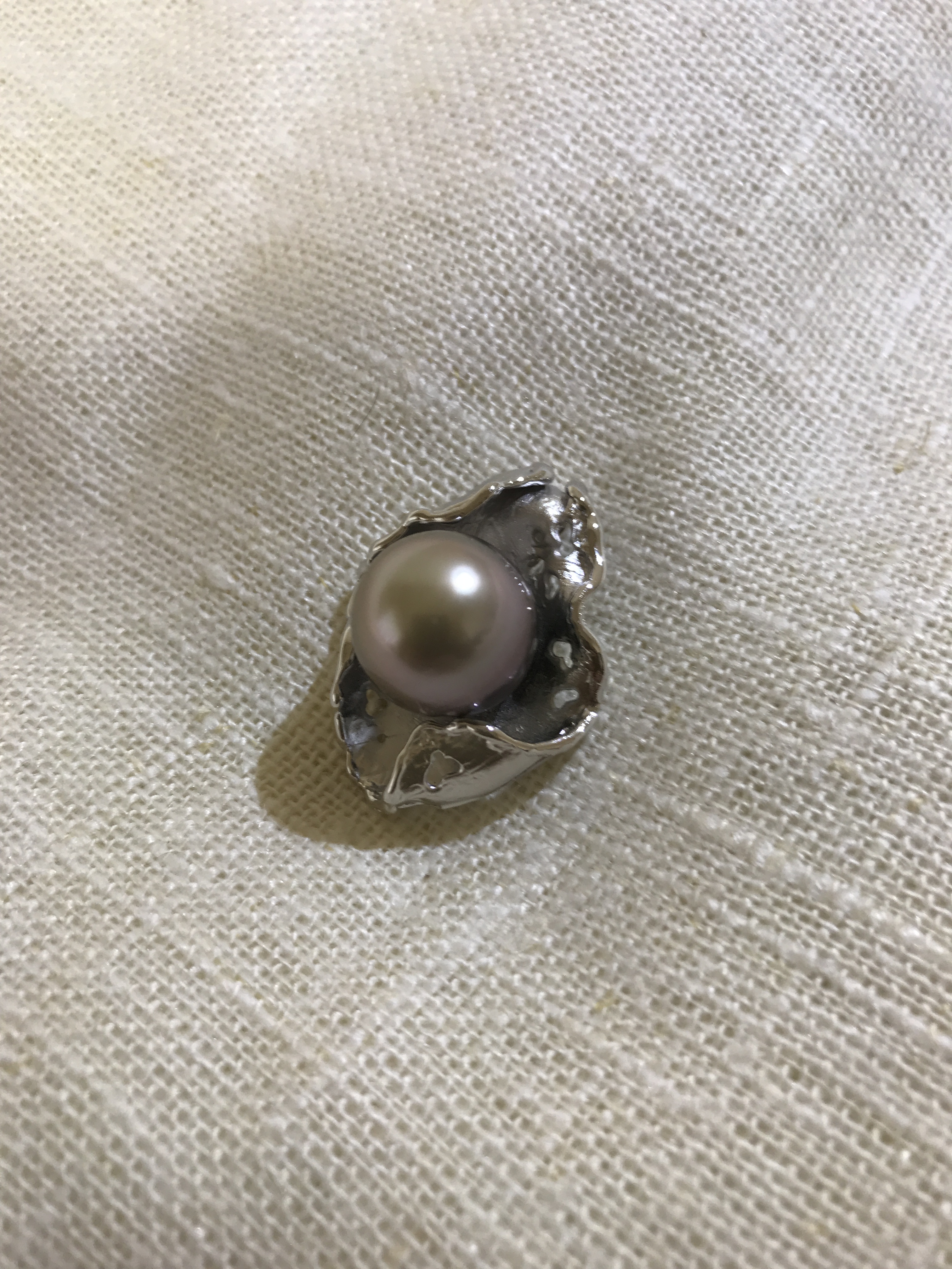 黒真珠ペンダントトップ Iichi ハンドメイド クラフト作品 手仕事品の通販