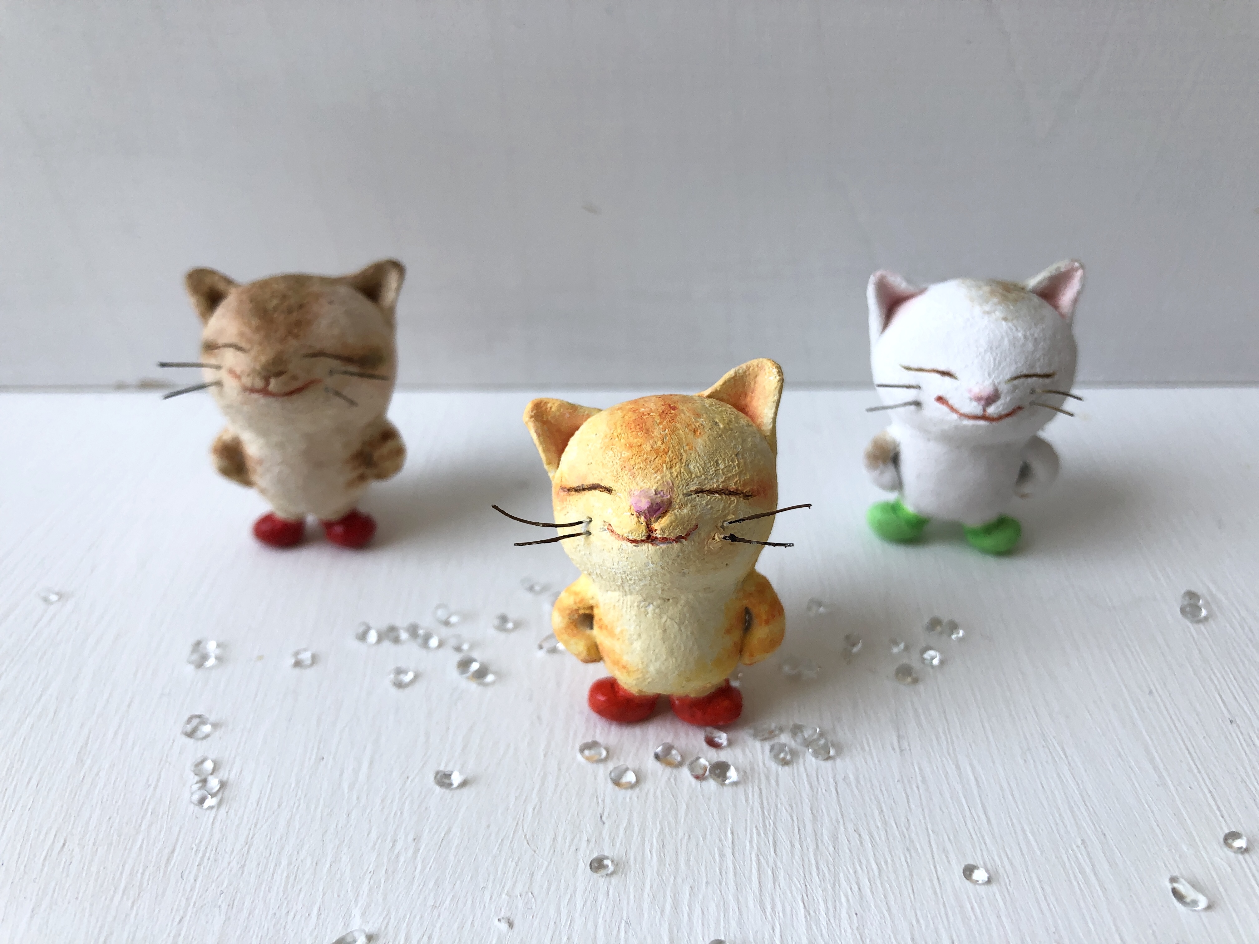 長靴をはいた猫さん 黄トラ Iichi ハンドメイド クラフト作品 手仕事品の通販