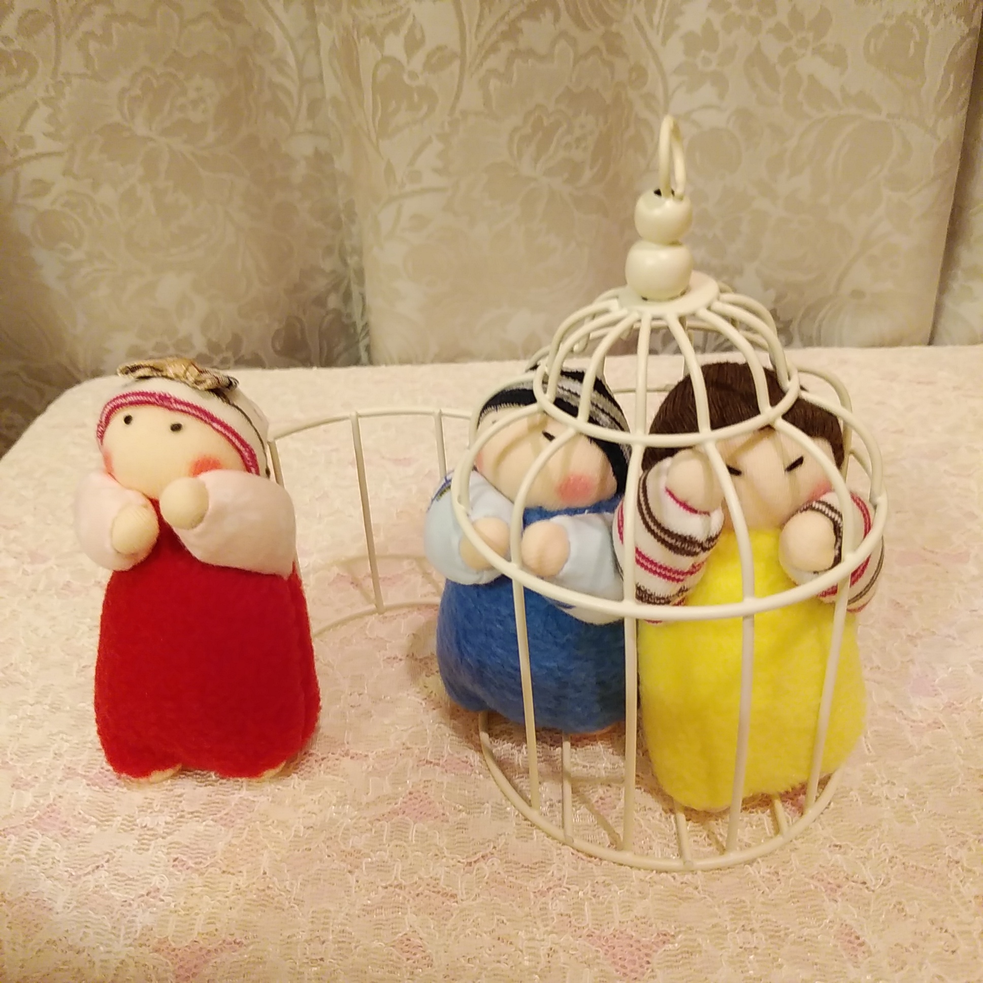 かごの赤ちゃん人形 Iichi ハンドメイド クラフト作品 手仕事品の通販