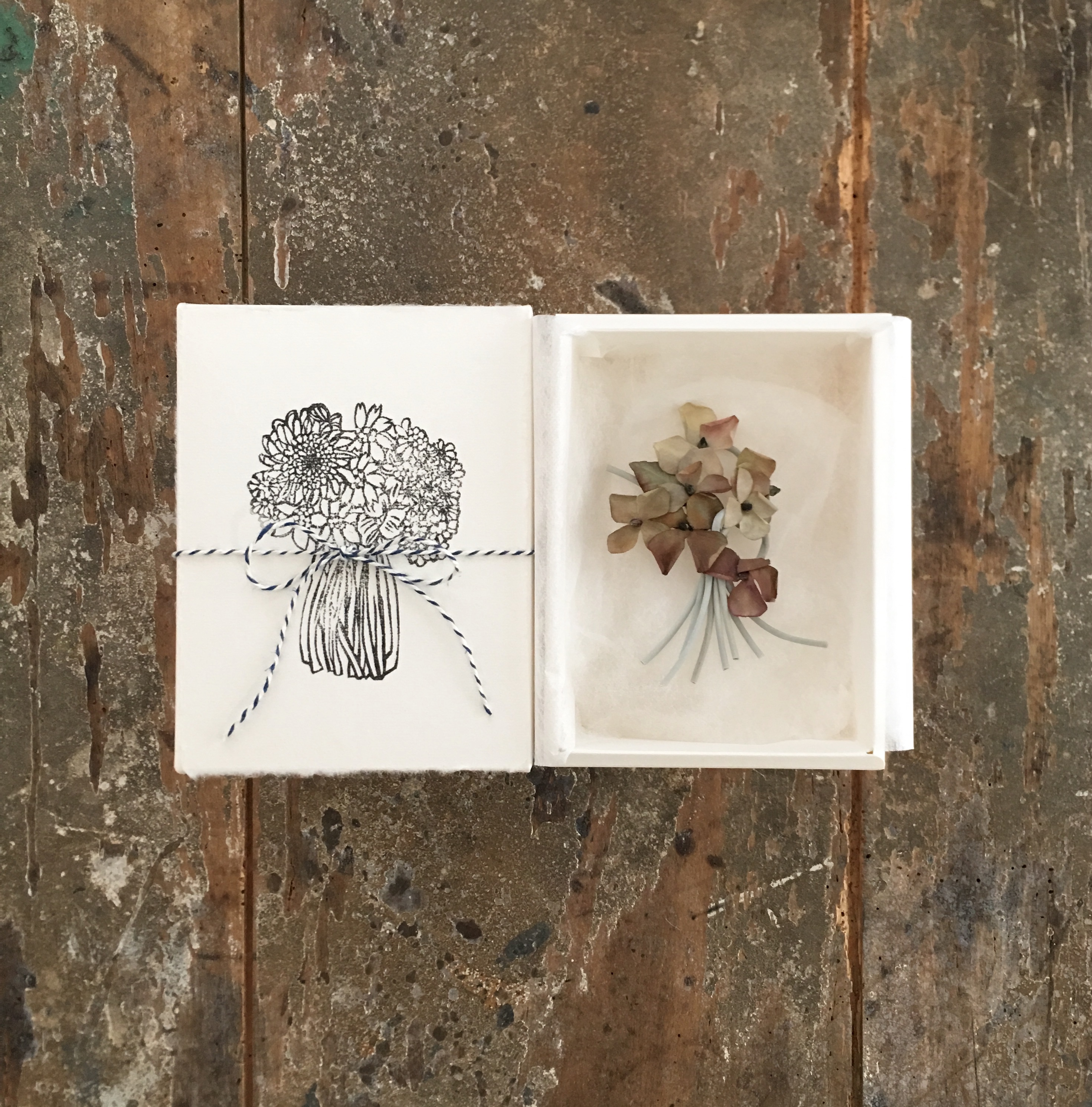 グレー茎の押紫陽花 Iichi ハンドメイド クラフト作品 手仕事品の通販