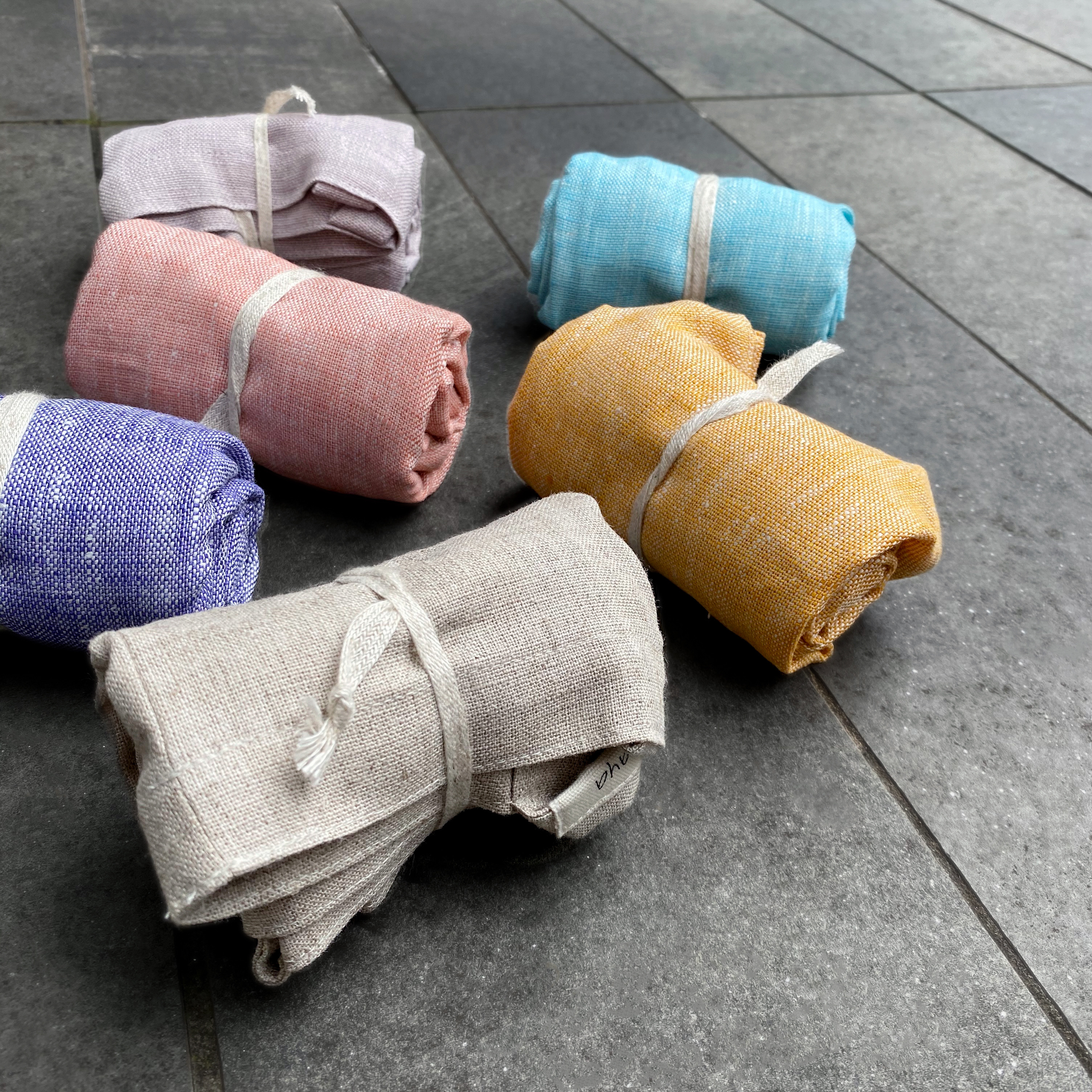 数量限定sale リネン素材いつでもエコバッグ ６色 Mサイズ Iichi ハンドメイド クラフト作品 手仕事品の通販