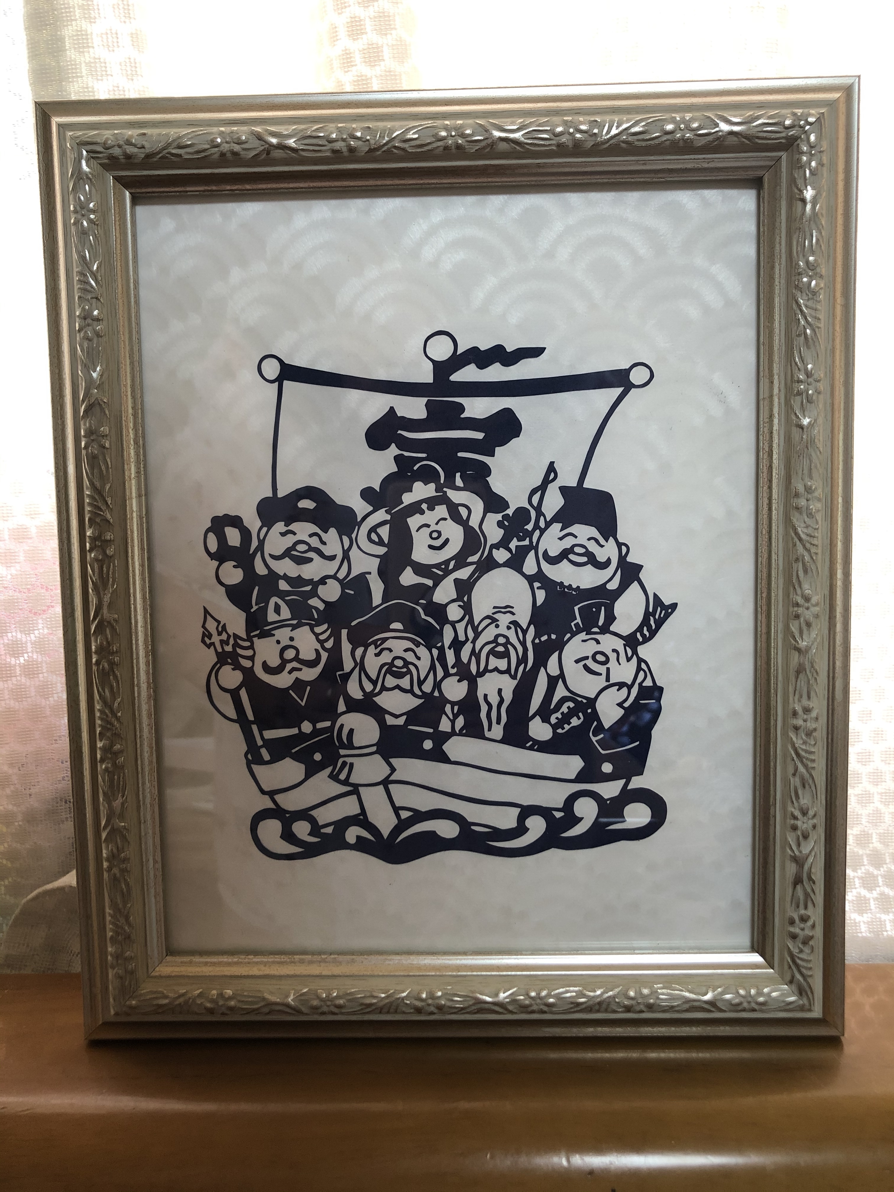 切り絵 七福神 Iichi ハンドメイド クラフト作品 手仕事品の通販