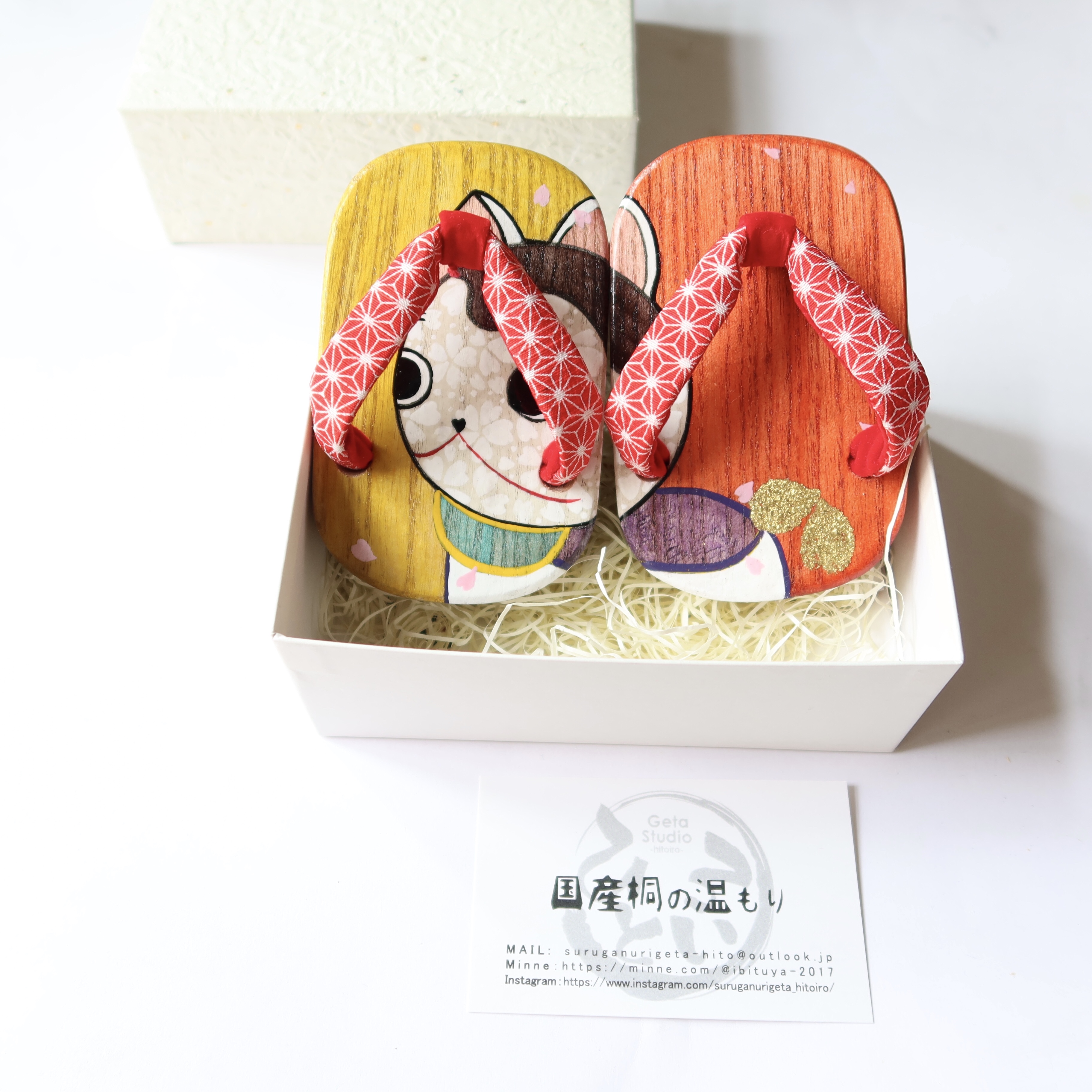 お守り下駄 でか狛犬 縁起物 Iichi ハンドメイド クラフト作品 手仕事品の通販