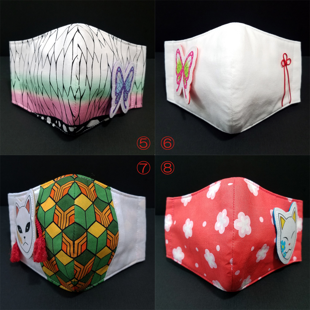 A9-000 フェイス 立体 布 インナー マスク ハンドメイド 伝統 和柄 