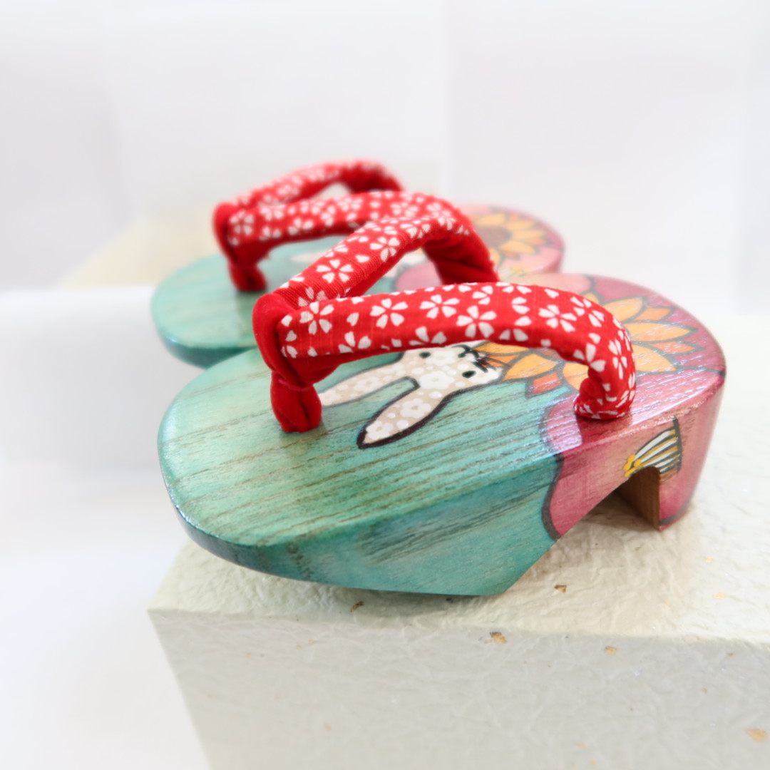 お守り下駄 うさぎ 縁起物 Iichi ハンドメイド クラフト作品 手仕事品の通販