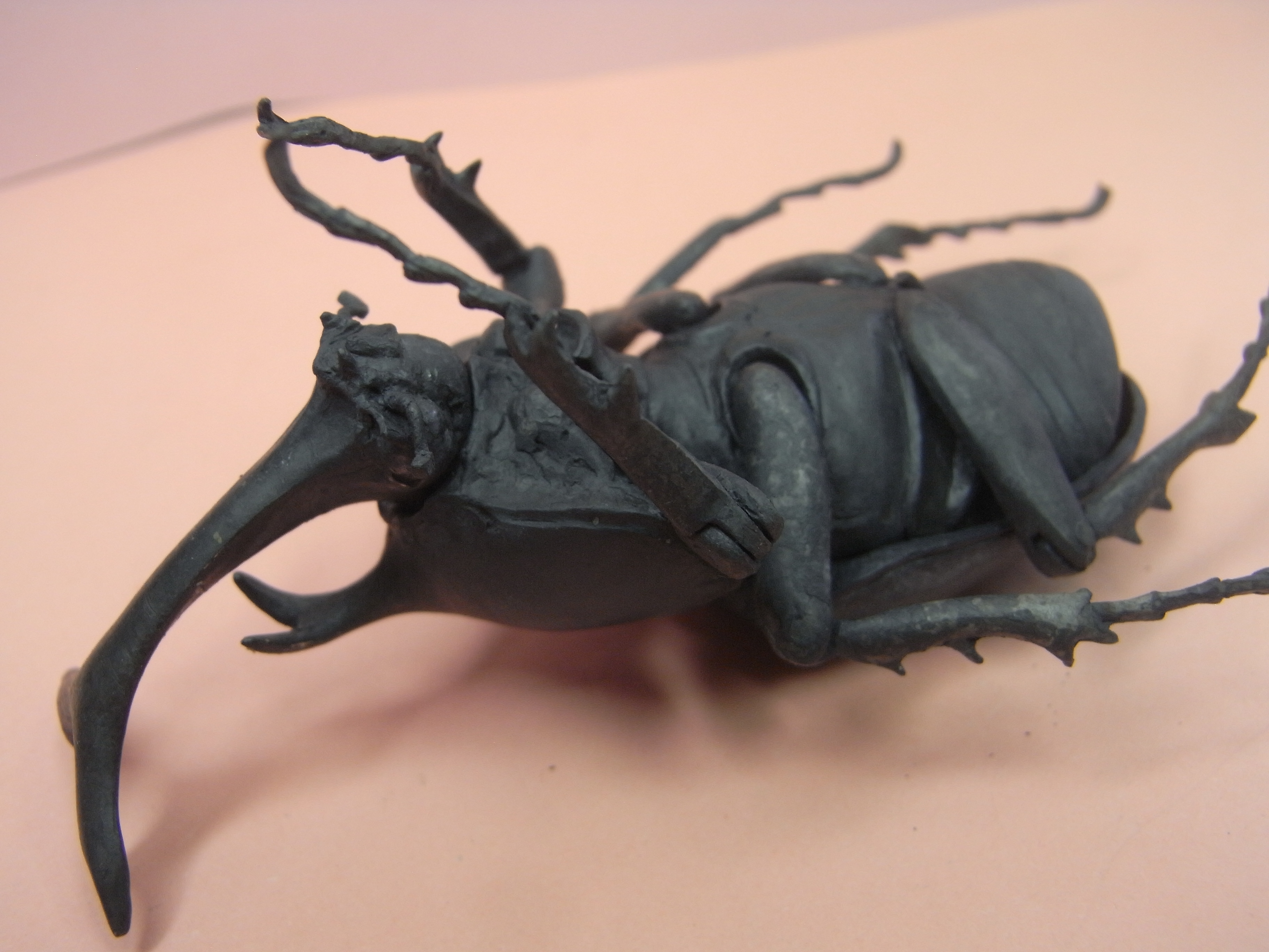 カブトムシ実物大 シルバー Iichi ハンドメイド クラフト作品 手仕事品の通販