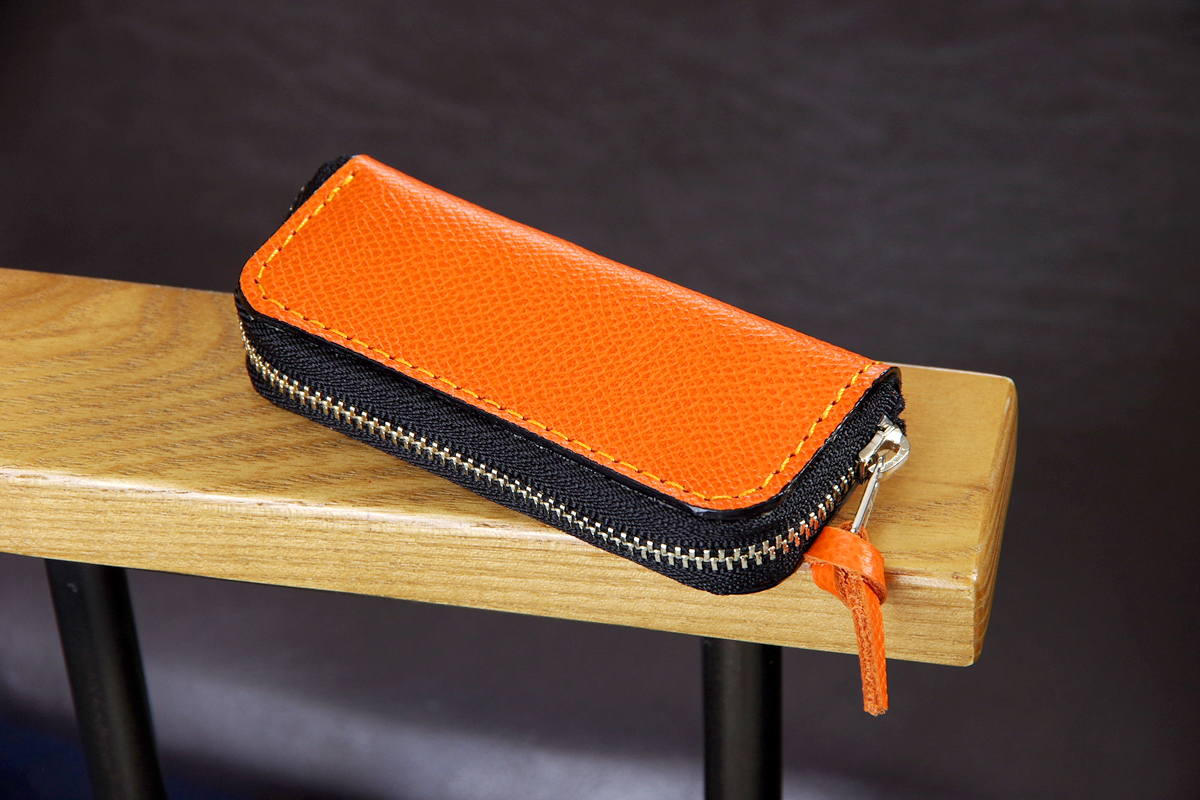 Raffine レザー印鑑ケース ラウンドファスナータイプ 9 Colors Iichi ハンドメイド クラフト作品 手仕事品の通販