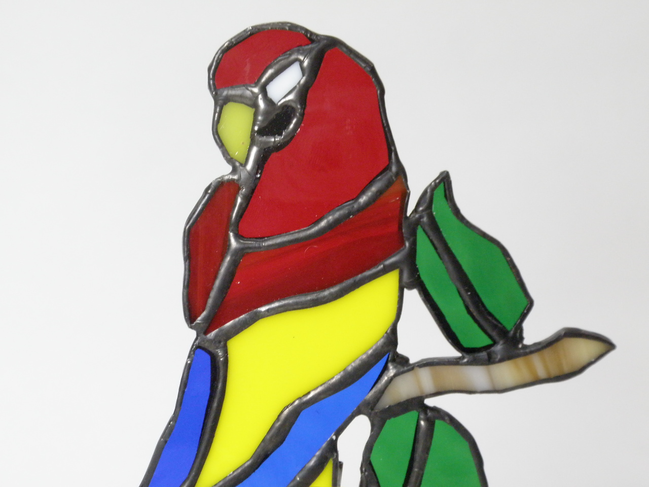 ステンドグラス オウム コンゴウインコ Scarlet Macaw Iichi ハンドメイド クラフト作品 手仕事品の通販