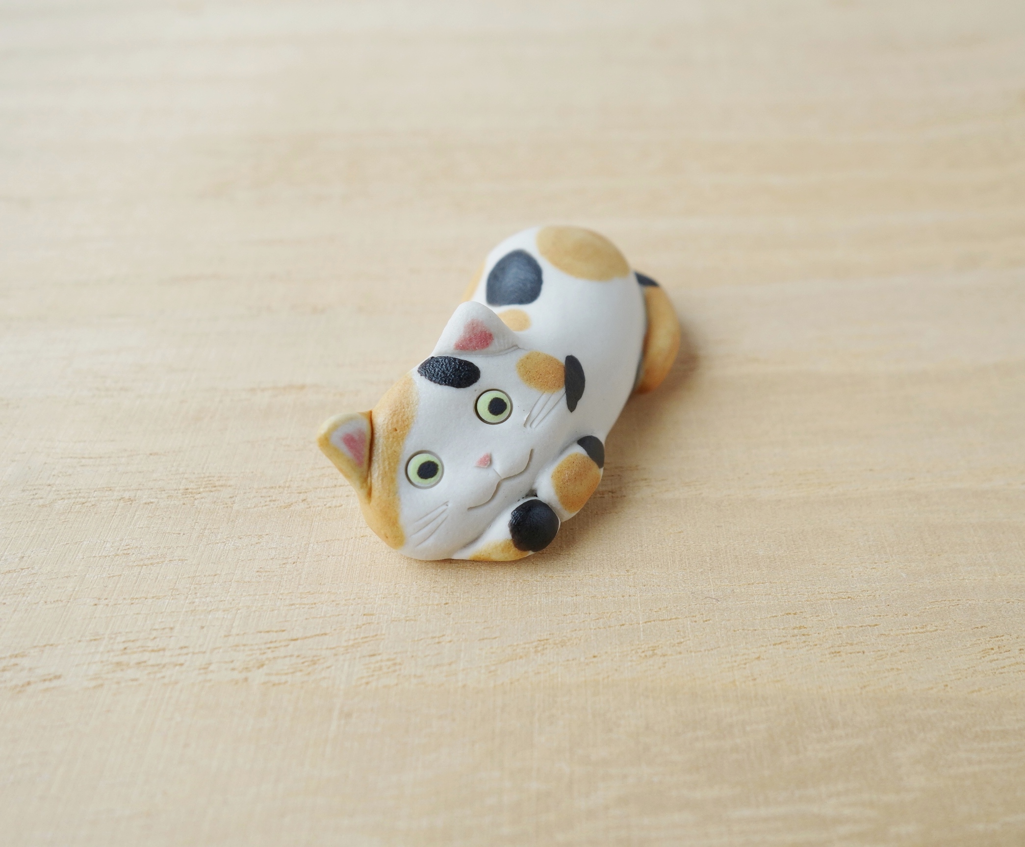 うちの猫 Uchinoko 箸置き まったり猫ちゃん Iichi ハンドメイド クラフト作品 手仕事品の通販