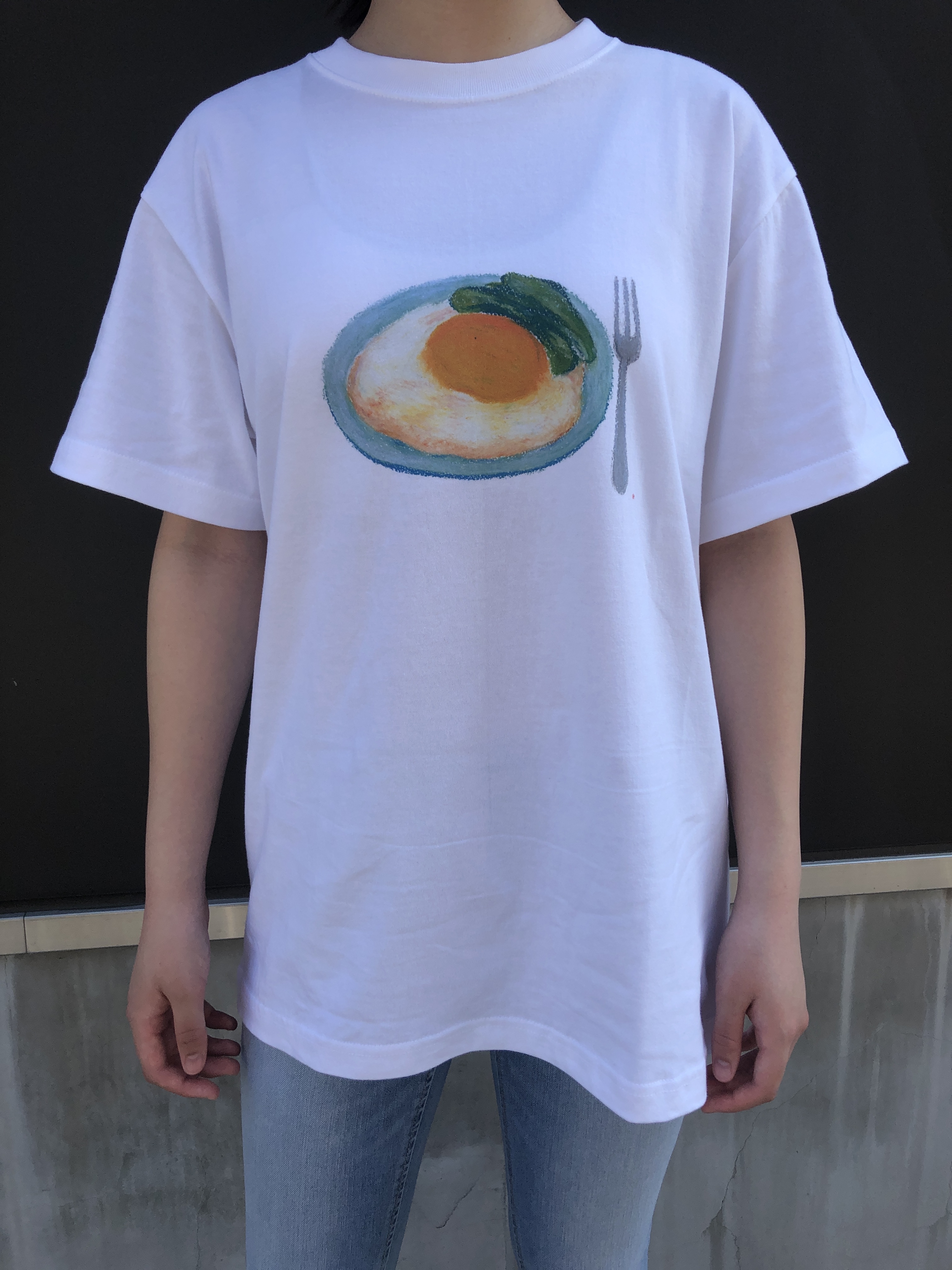 目玉焼きtシャツ Iichi ハンドメイド クラフト作品 手仕事品の通販