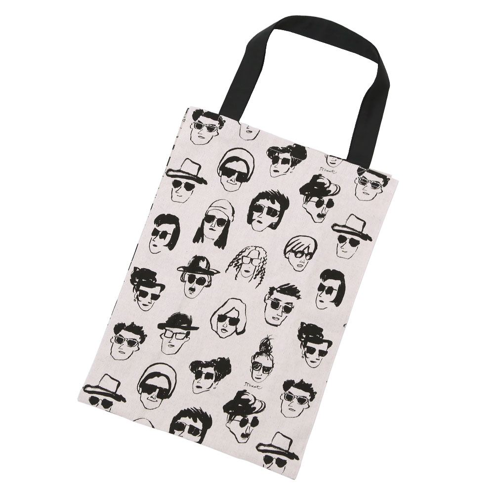 横マチ付き たっぷり入る丈夫な上質リネンコットンのエコバッグ Iichi ハンドメイド クラフト作品 手仕事品の通販