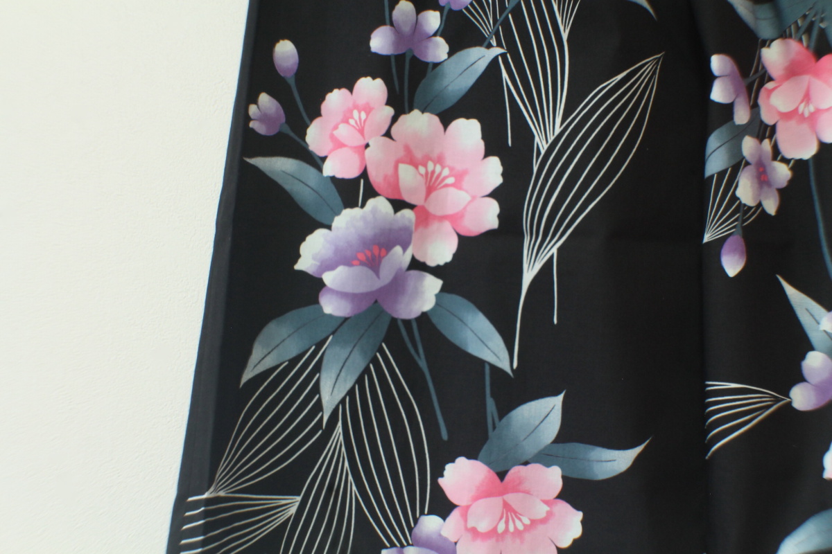 浴衣ロングスカート 花柄 再販 31ys92 Iichi ハンドメイド クラフト作品 手仕事品の通販