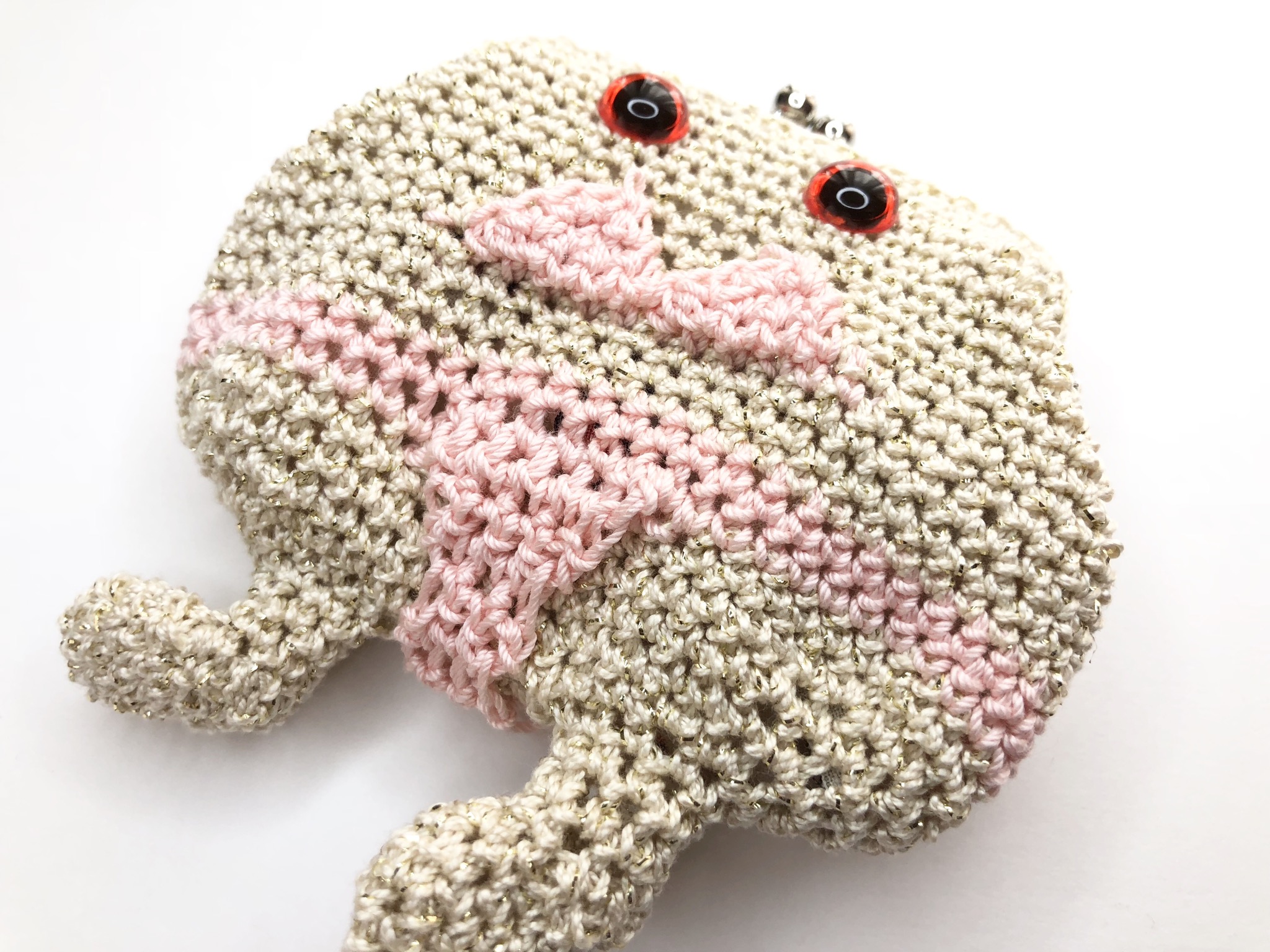 ピンク色のビキニのがま口 Iichi ハンドメイド クラフト作品 手仕事品の通販