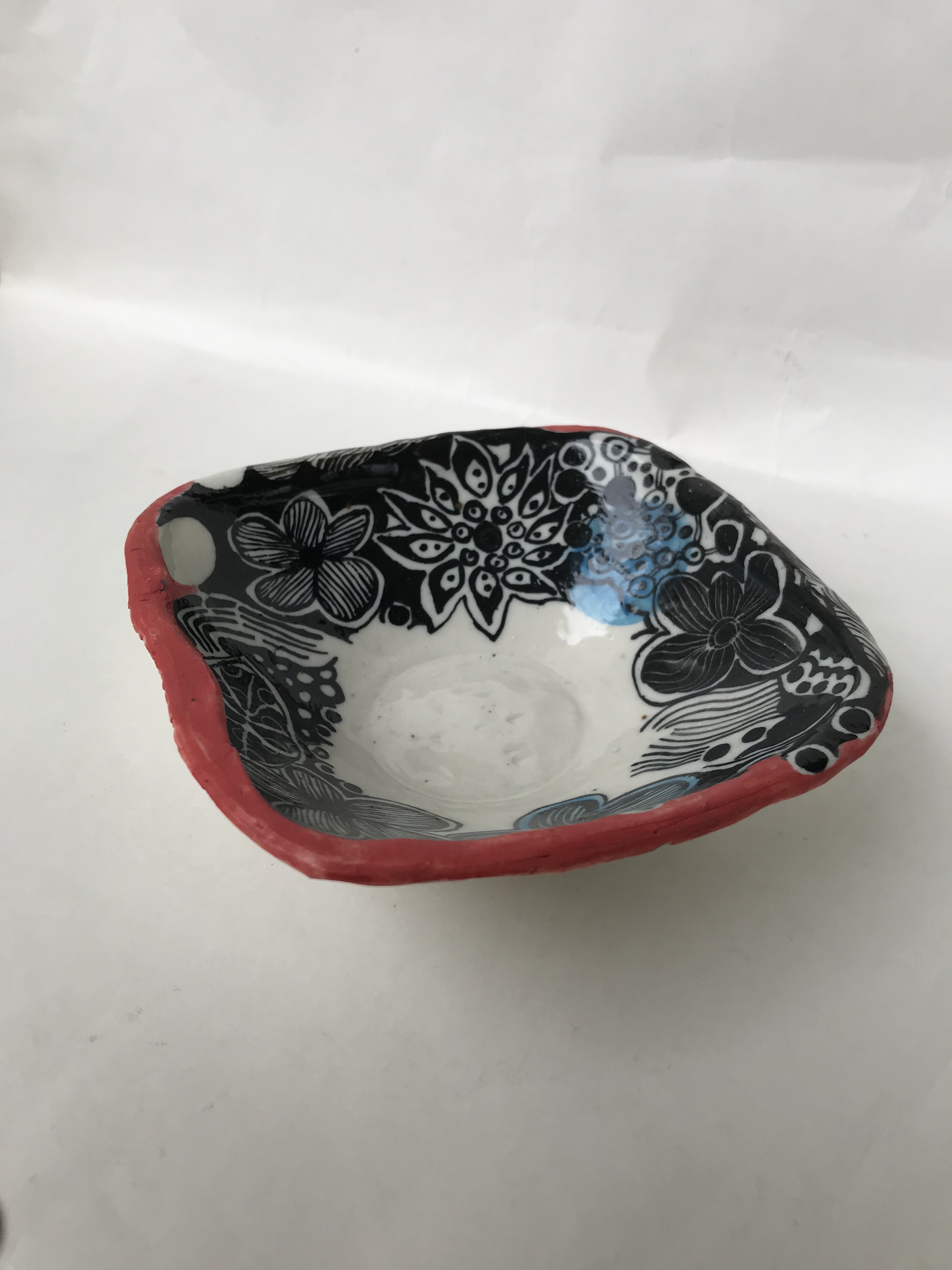 陶芸 手びねり 角鉢 Iichi ハンドメイド クラフト作品 手仕事品の通販