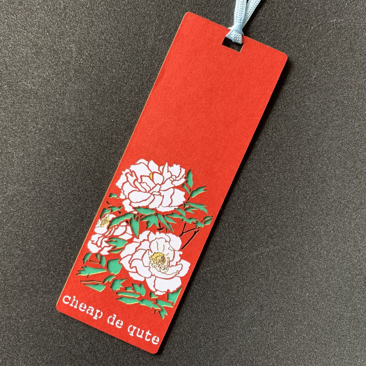 切り絵しおり ぼたん Iichi ハンドメイド クラフト作品 手仕事品の通販