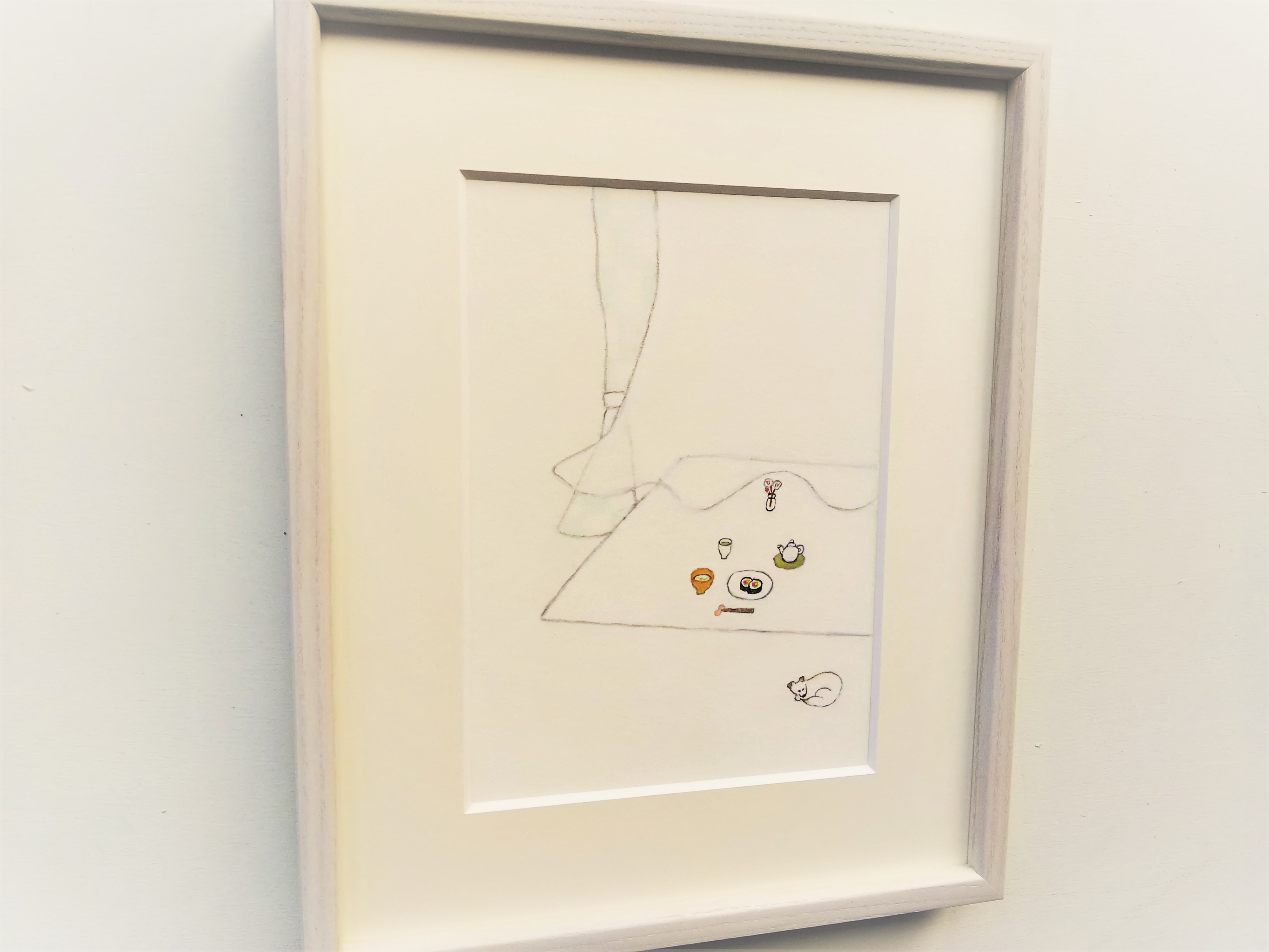 春の始まり イラスト原画 額縁入り Iichi ハンドメイド クラフト作品 手仕事品の通販