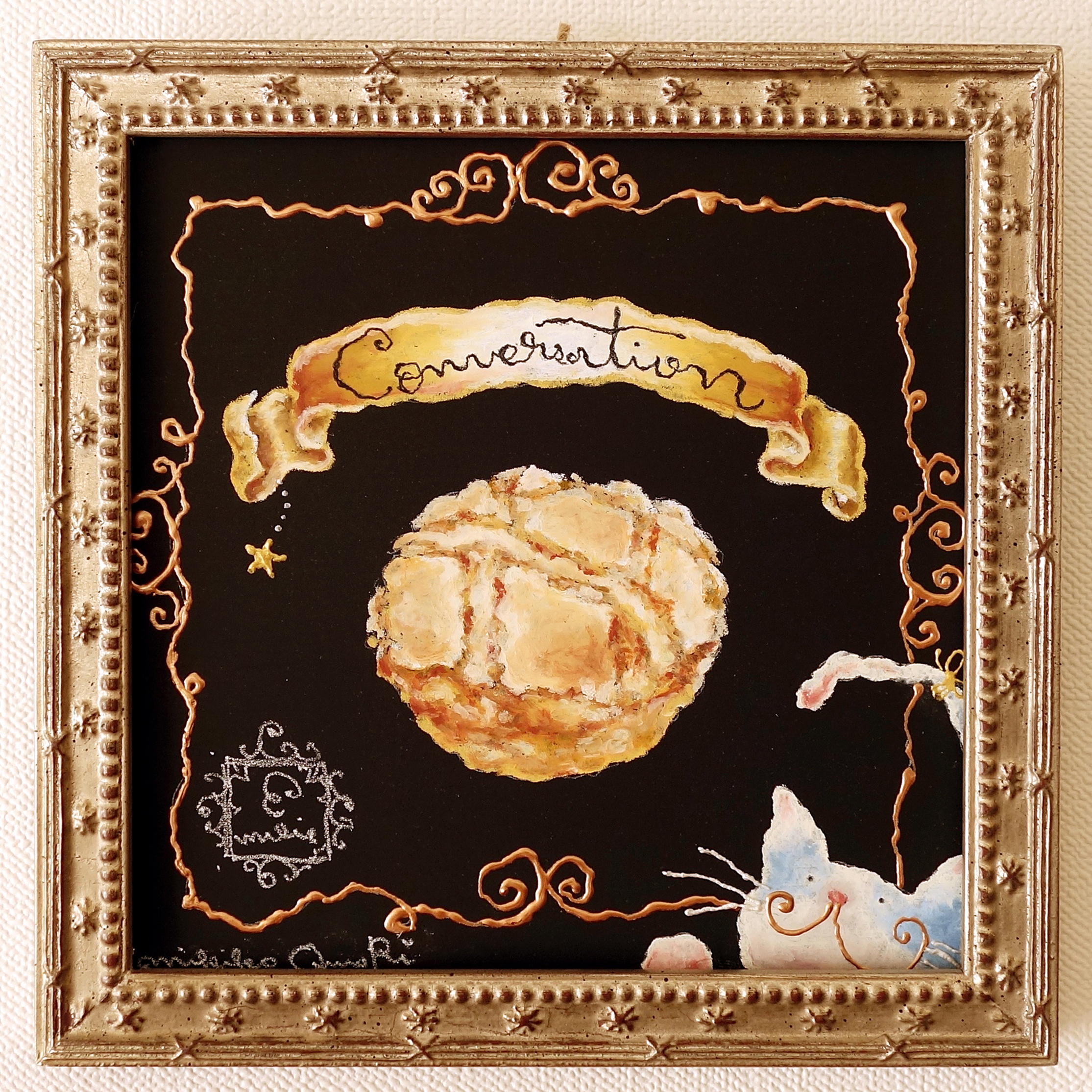 原画 焼き菓子図鑑 コンベルサシオン 額装 Iichi ハンドメイド クラフト作品 手仕事品の通販