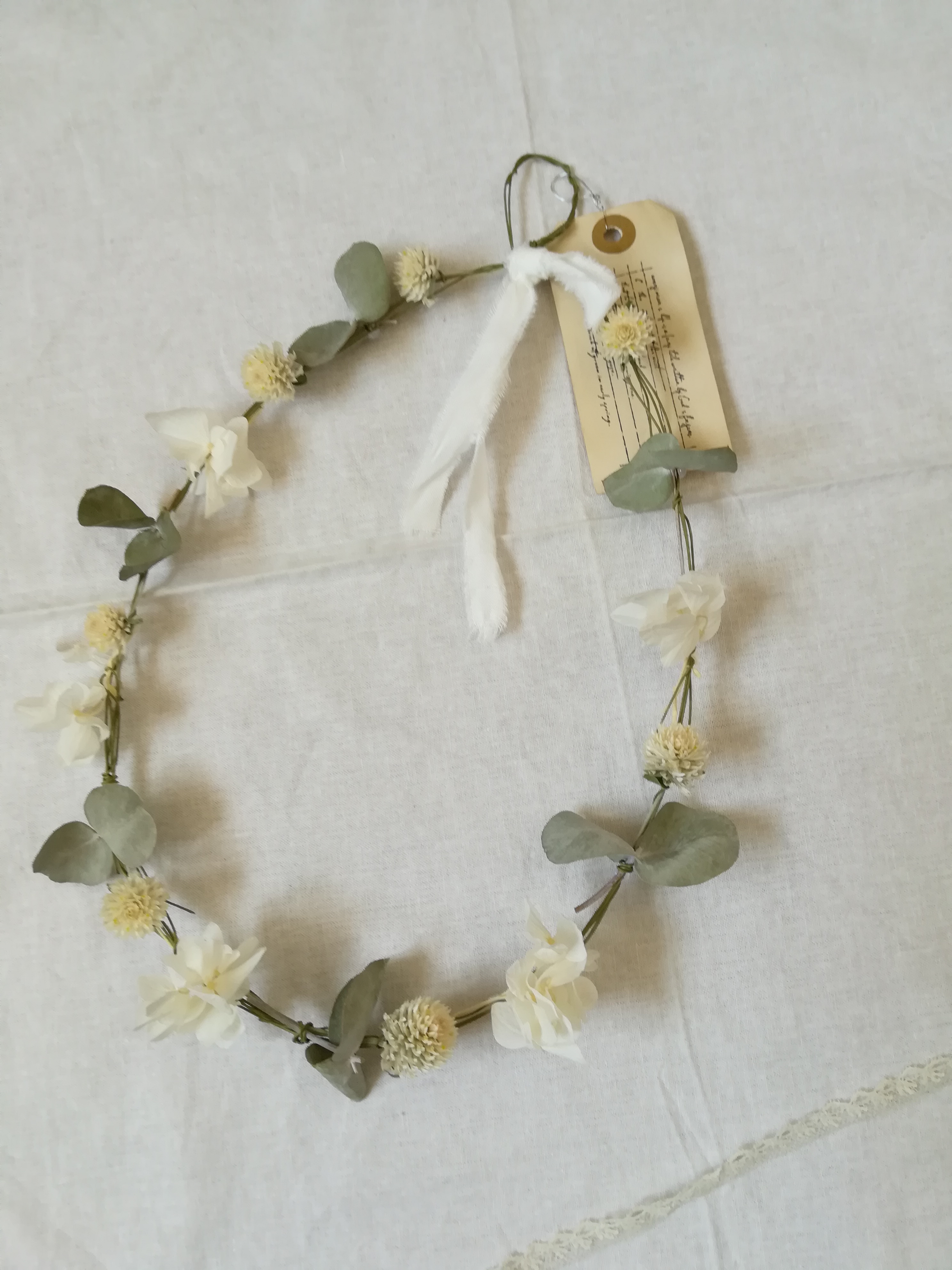 千日紅とユーカリの首飾りwreath プリザーブドフラワードライフラワーグリーン アンティーク ギフト Iichi ハンドメイド クラフト作品 手仕事品の通販 千日紅とユーカリの首飾りwreath プリザーブドフラワードライフラワーグリーン アンティーク ギフト Iichi ハンドメイド クラフト作品 手仕事品の通販