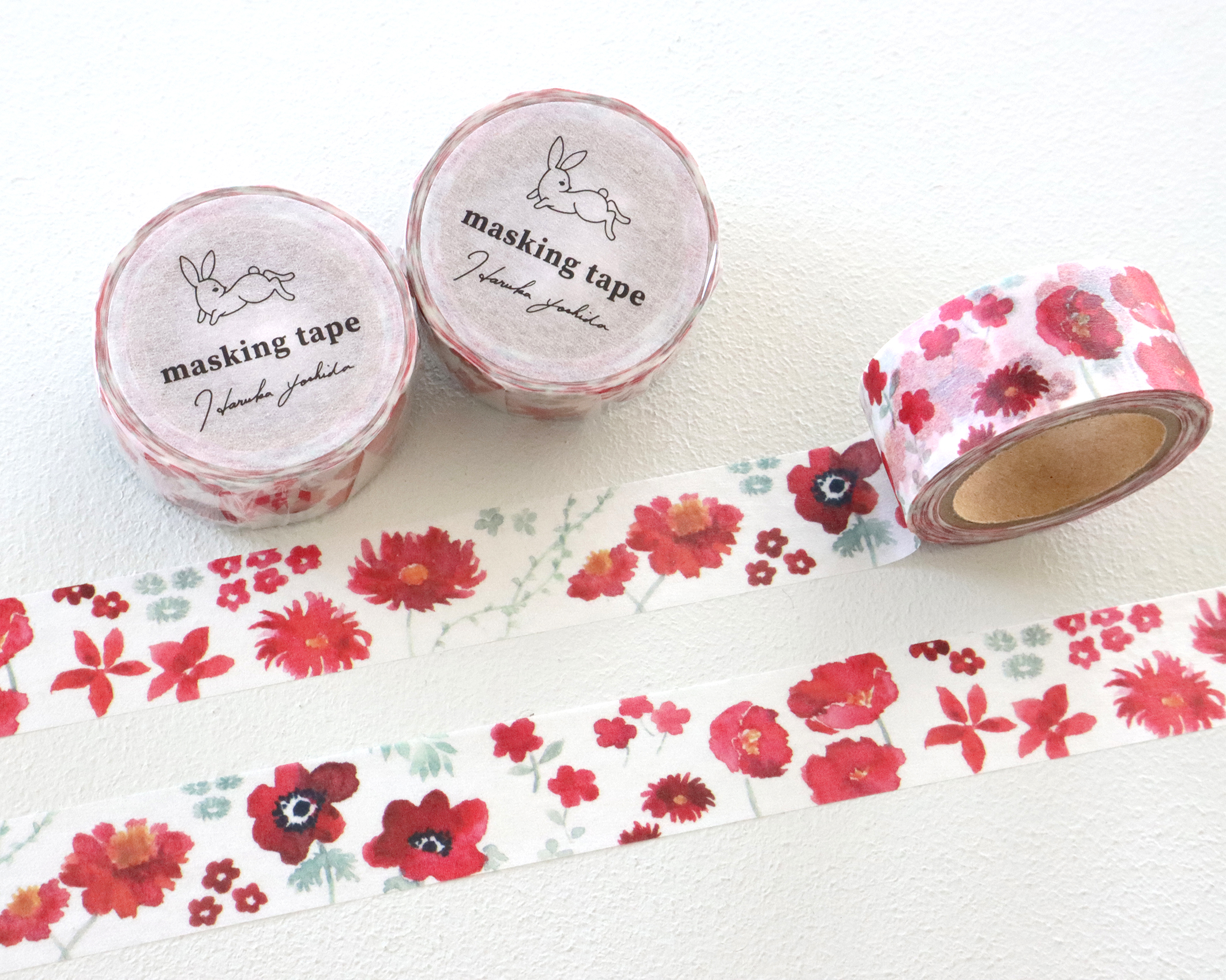 マスキングテープ アカイハナ Iichi ハンドメイド クラフト作品 手仕事品の通販