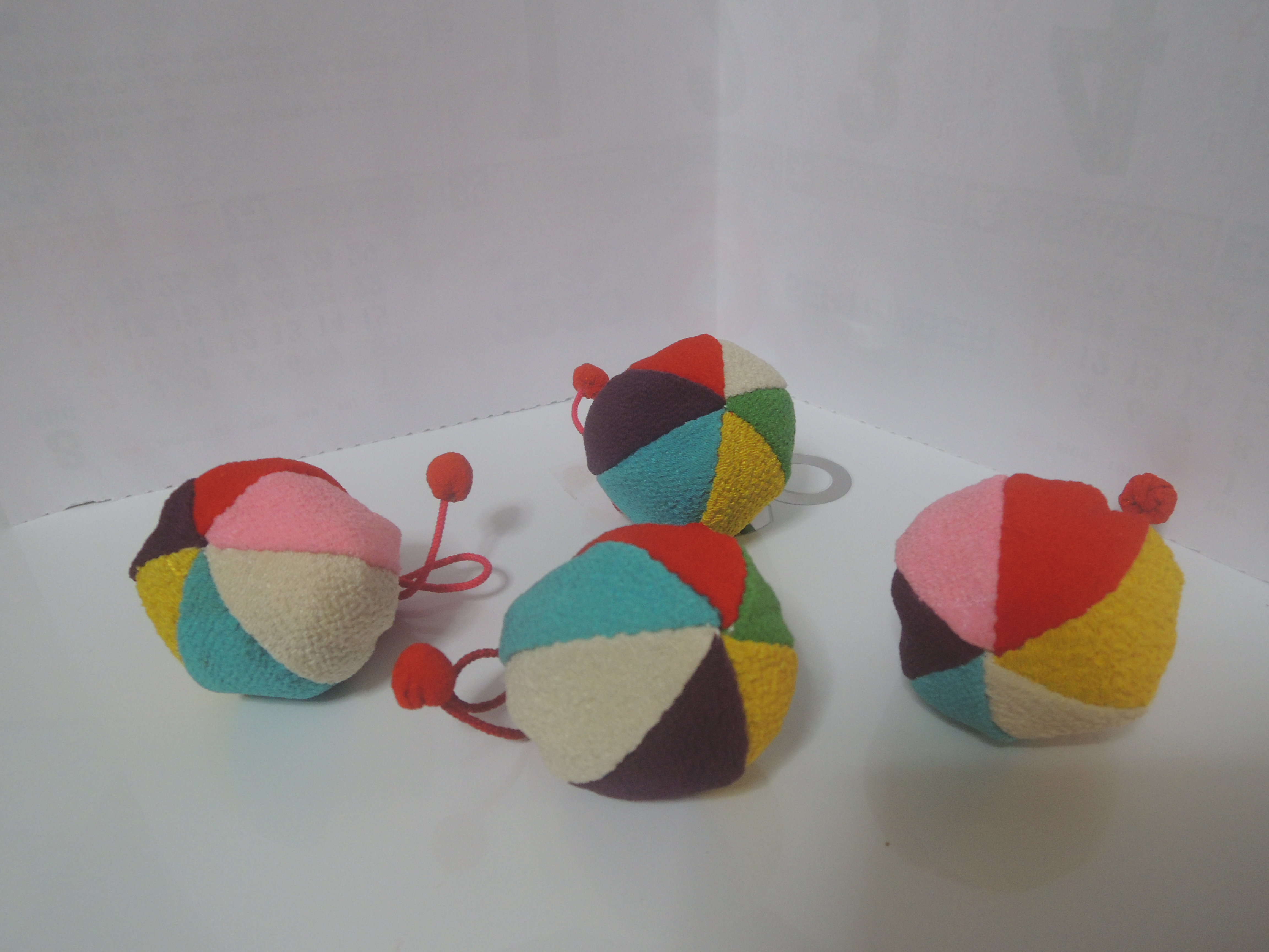縮緬細工 紙風船 Iichi ハンドメイド クラフト作品 手仕事品の通販