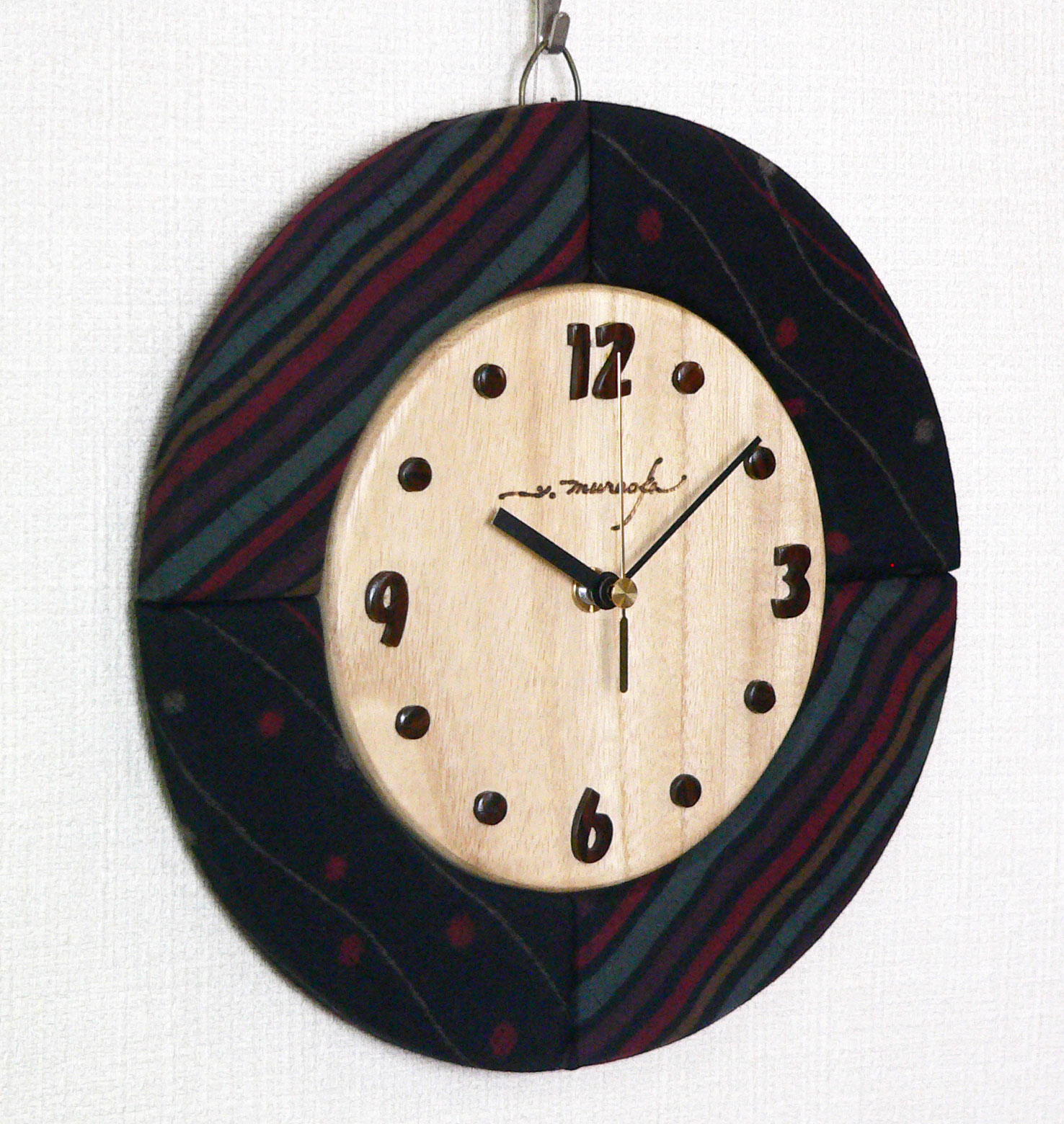 布丸時計 ２５ｃｍ Iichi ハンドメイド クラフト作品 手仕事品の通販