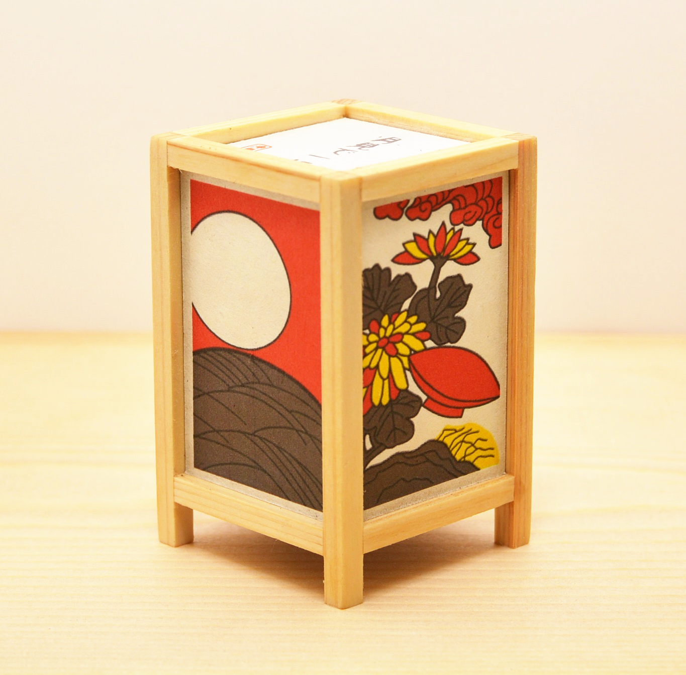 ミニ行灯 月見に一杯 花札 Iichi ハンドメイド クラフト作品 手仕事品の通販
