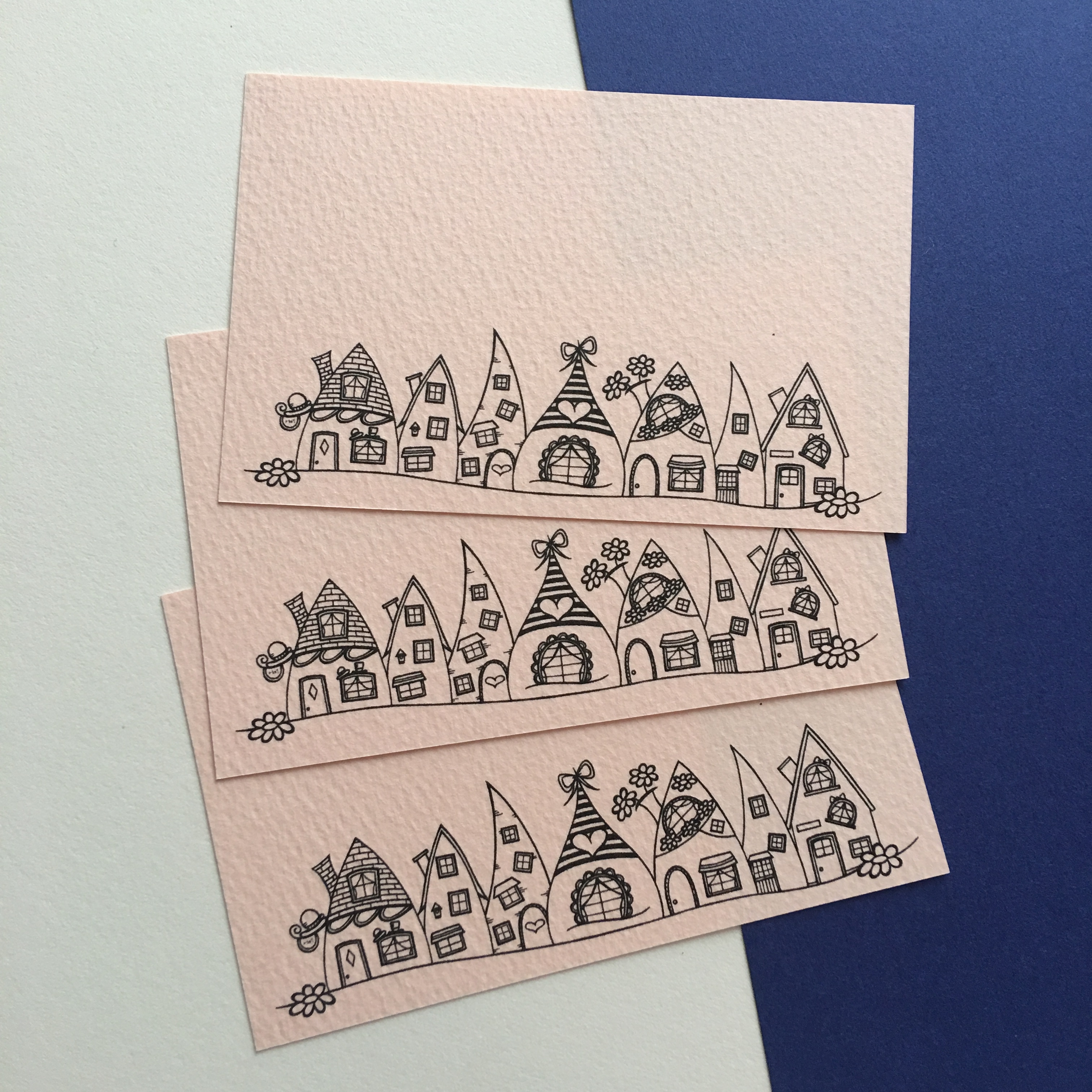 家イラスト メッセージカード Iichi ハンドメイド クラフト作品 手仕事品の通販