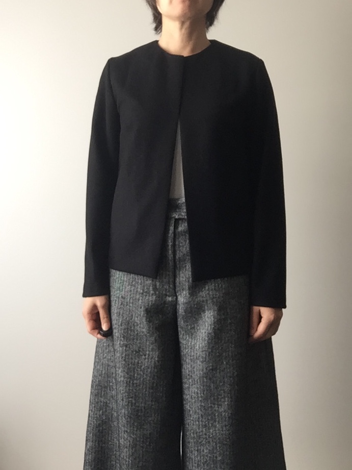 ジャージー素材のカーディガンジャケット Iichi ハンドメイド クラフト作品 手仕事品の通販