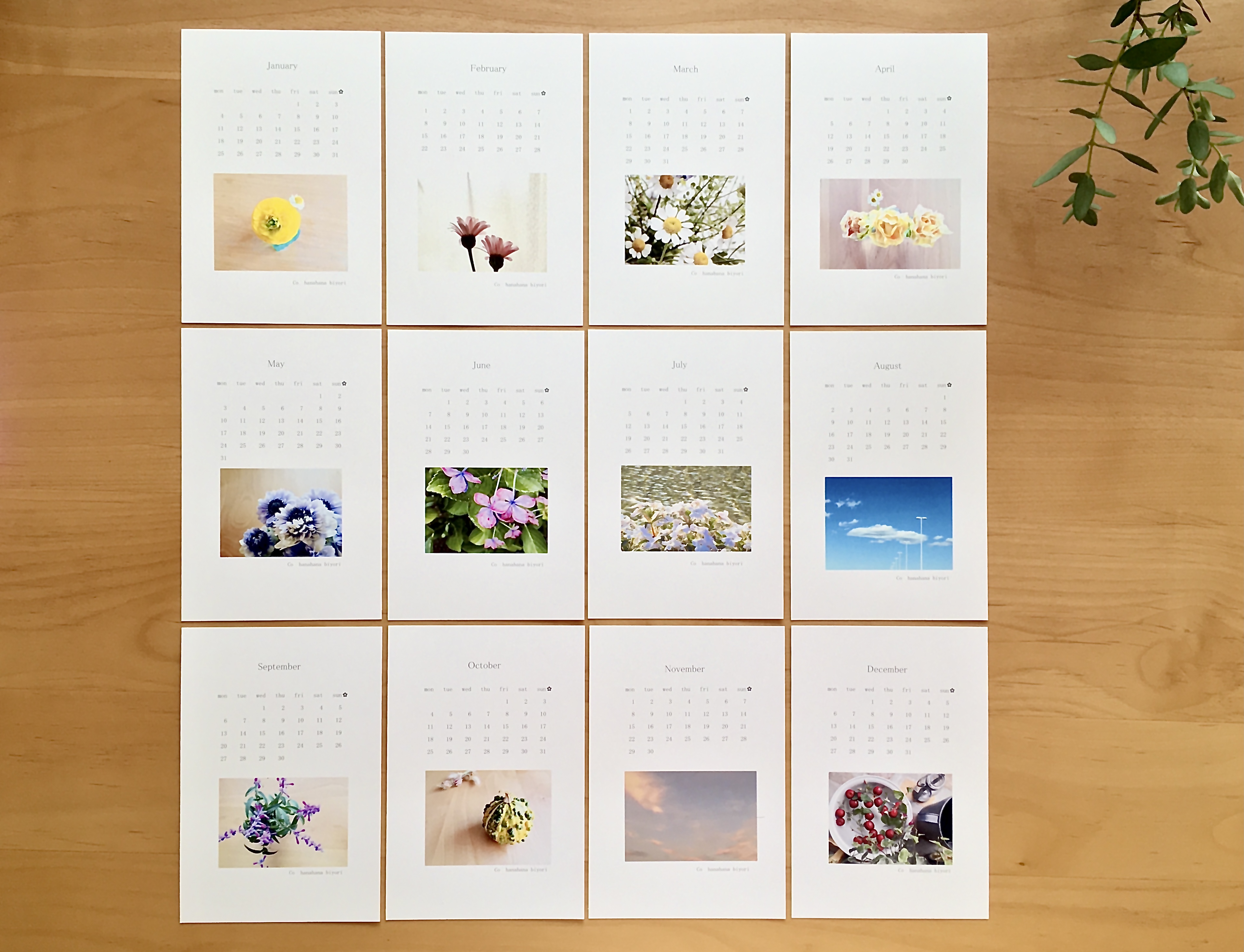 送料無料 21年 カレンダー ポストカードサイズ Iichi ハンドメイド クラフト作品 手仕事品の通販