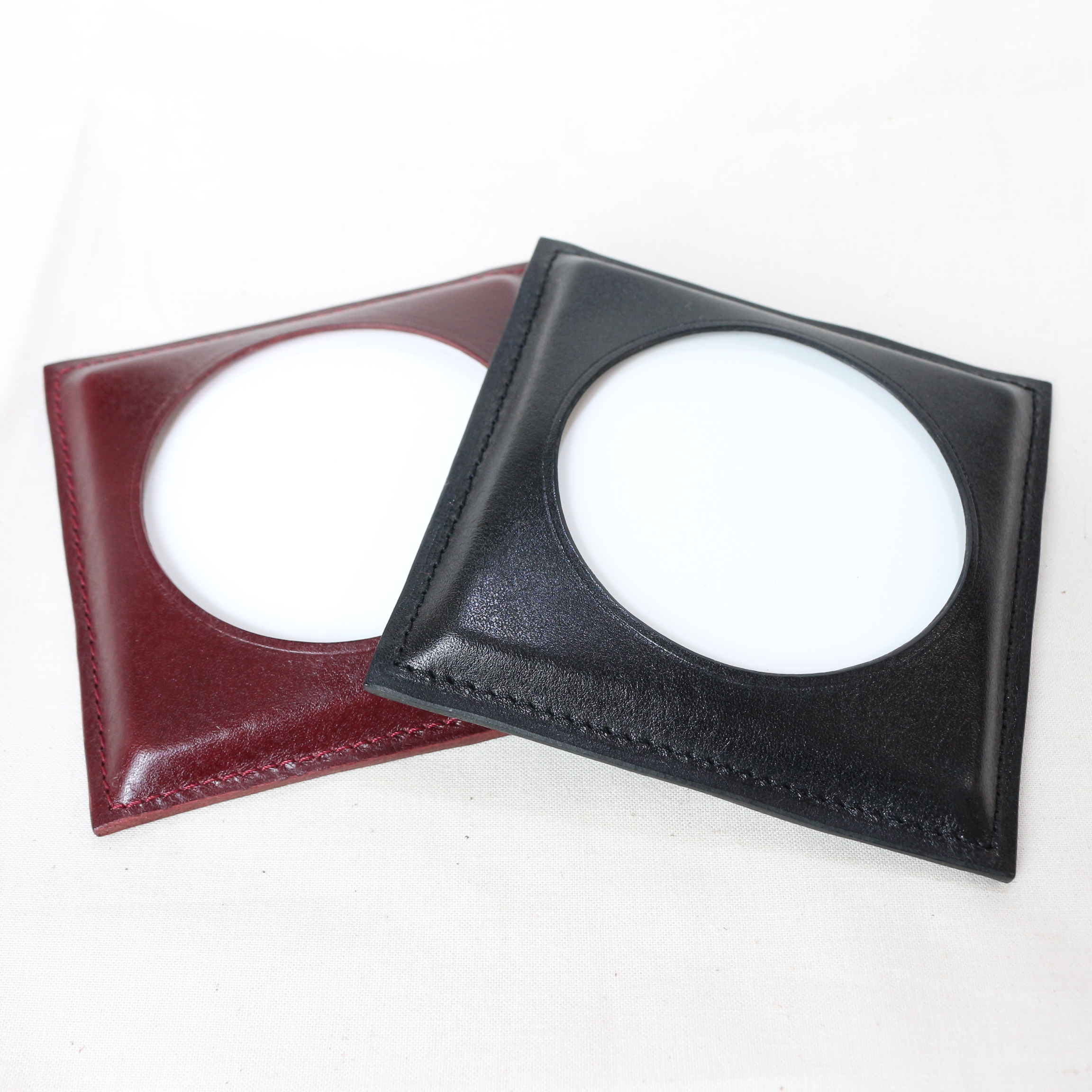 珪藻土 革 水を吸収する高級レザーコースター Iichi ハンドメイド クラフト作品 手仕事品の通販