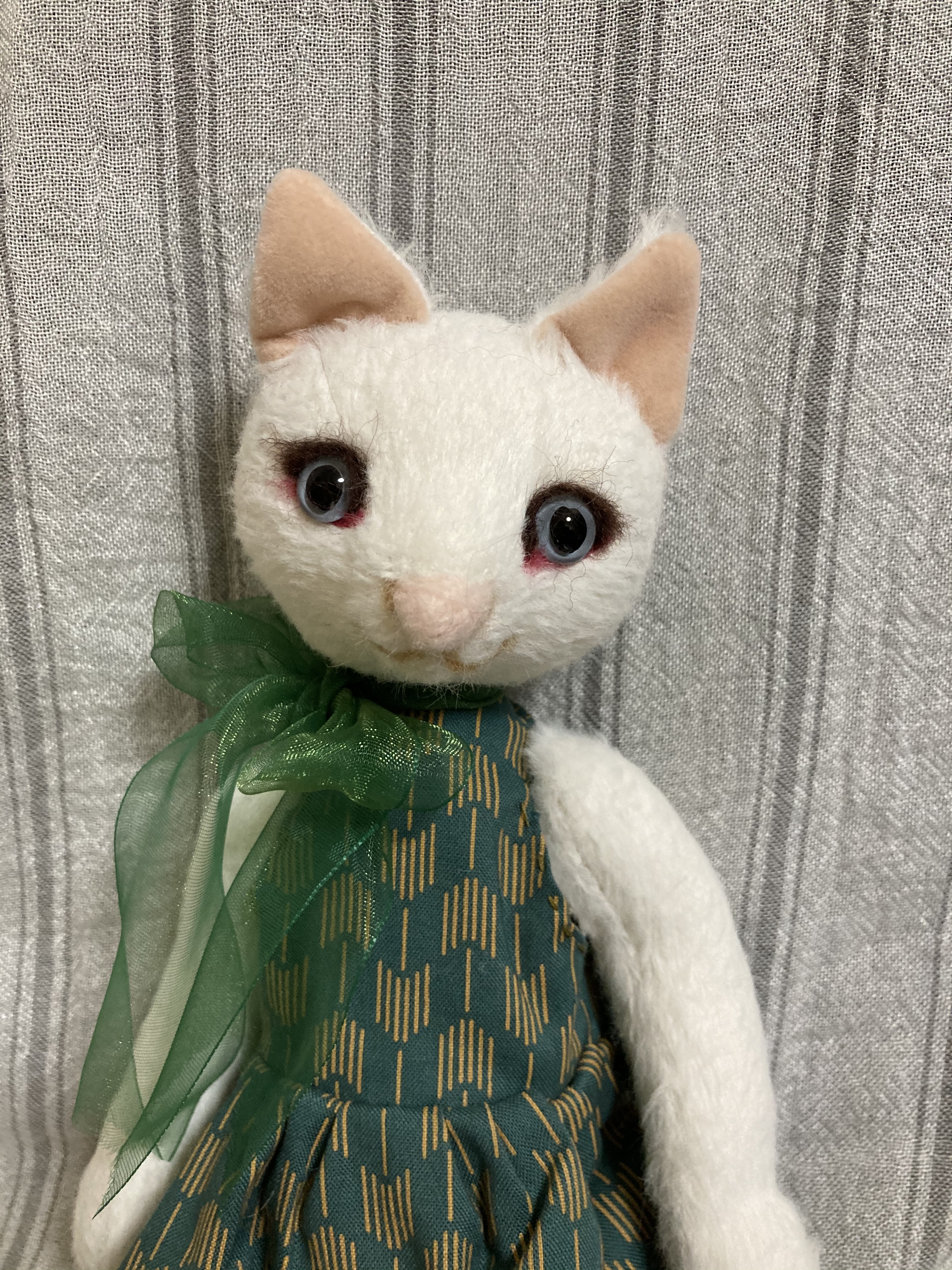 白猫 女の子 Iichi ハンドメイド クラフト作品 手仕事品の通販
