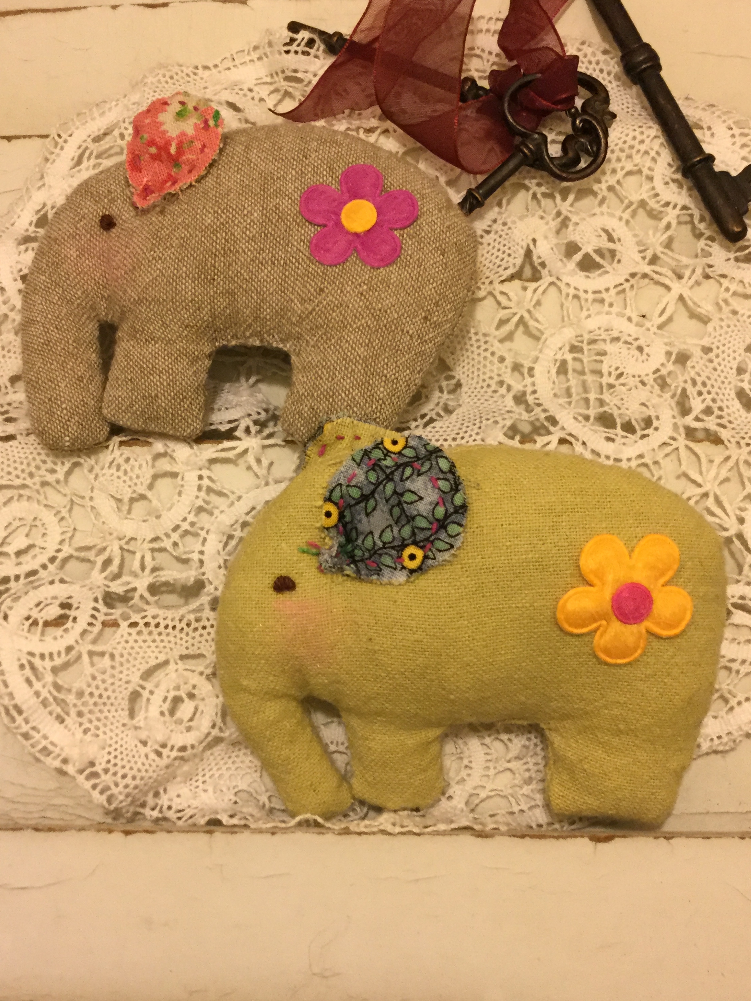 可愛いゾウさんラベンダーサシェ Iichi ハンドメイド クラフト作品 手仕事品の通販