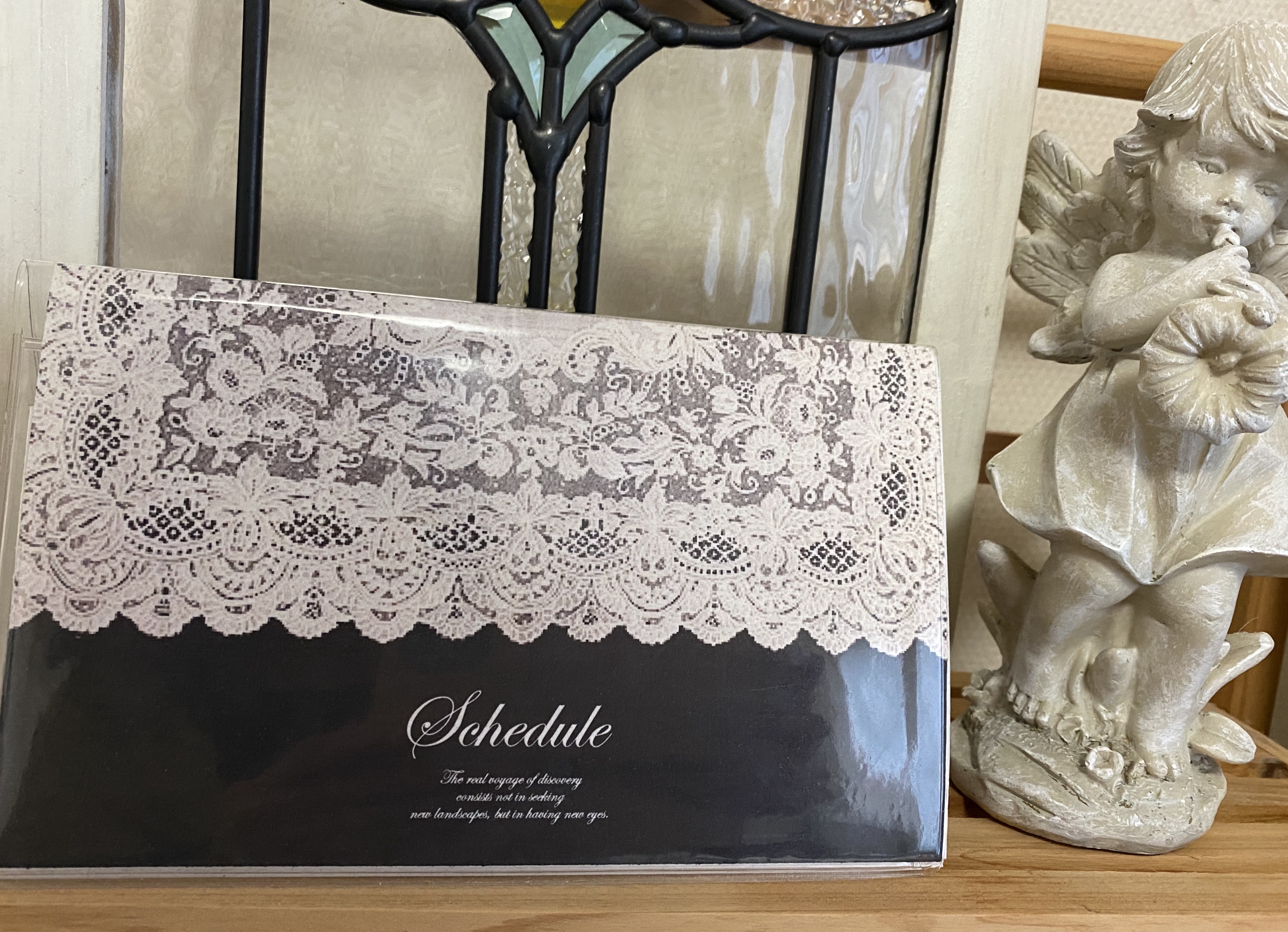 21年 手作り星手帳 透明カバー付 横長版 Iichi ハンドメイド クラフト作品 手仕事品の通販