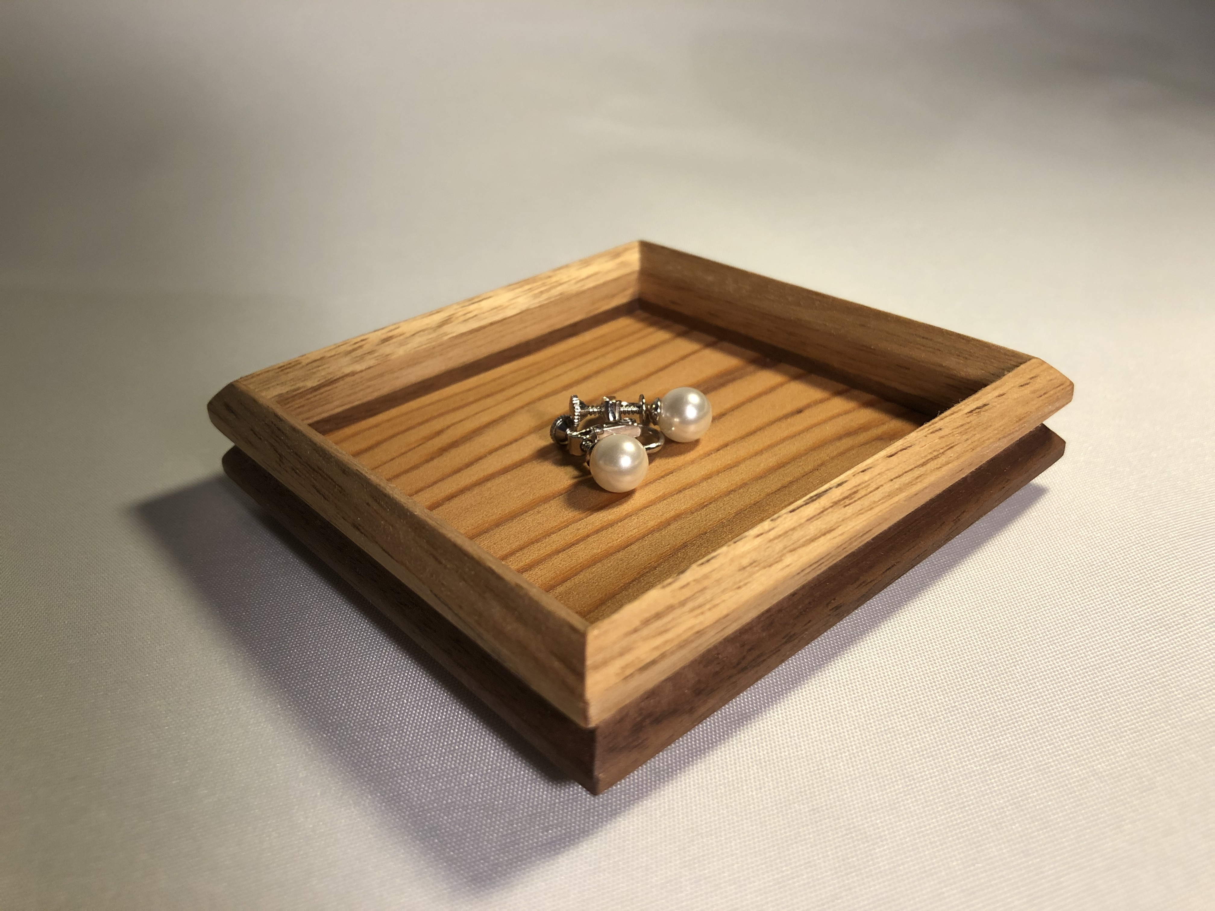 アクセサリートレイ くるみ Iichi ハンドメイド クラフト作品 手仕事品の通販