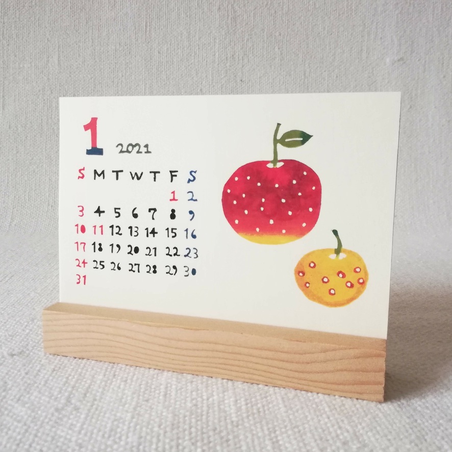 21年 型染めカレンダー 台座あり 季節のくだもの Iichi ハンドメイド クラフト作品 手仕事品の通販 21年 型染めカレンダー 台座あり 季節のくだもの Iichi ハンドメイド クラフト作品 手仕事品の通販