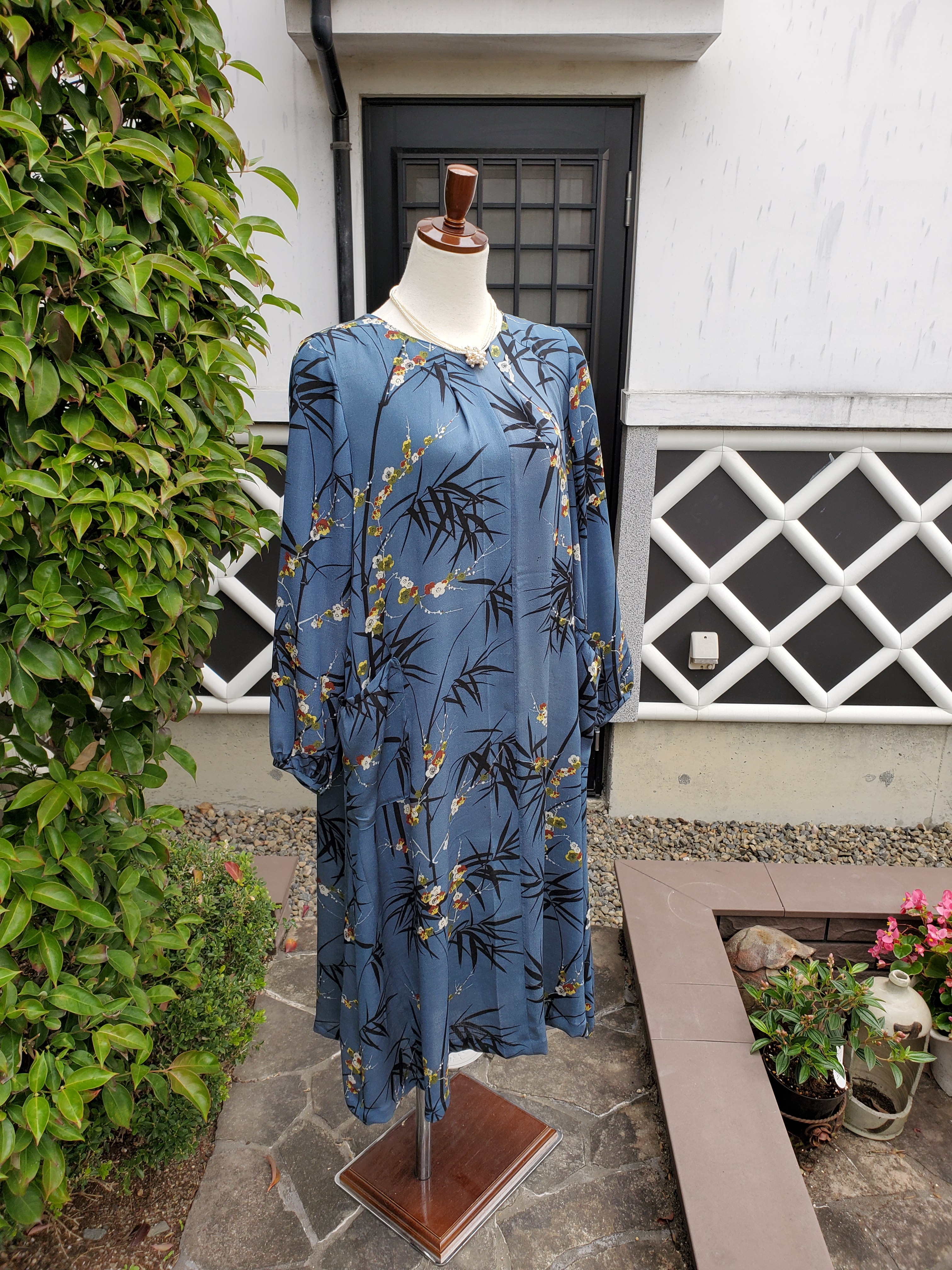 着物リメイク 手作り 錦砂 ワンピース Iichi ハンドメイド クラフト作品 手仕事品の通販