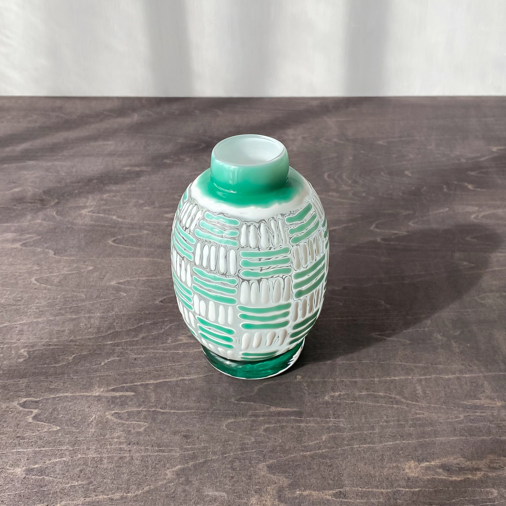 Pattern Vase 花挿し 緑織物 Iichi ハンドメイド クラフト作品 手仕事品の通販