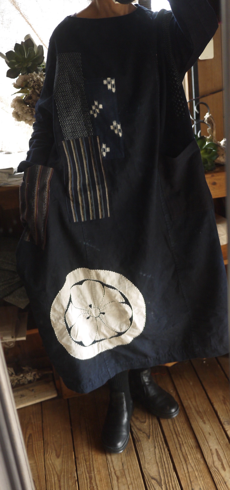 M様専用古布コクーンワンピース Iichi ハンドメイド クラフト作品 手仕事品の通販