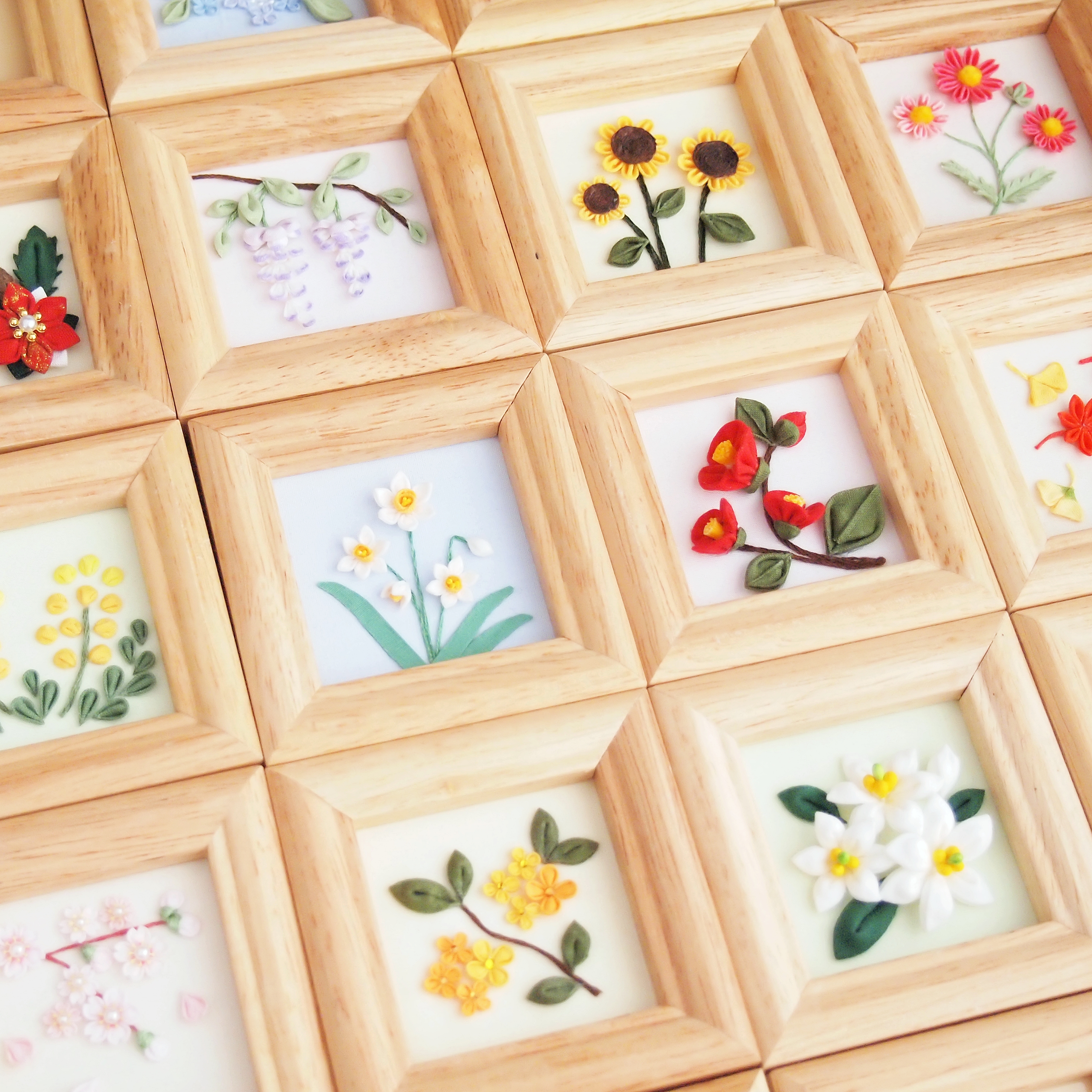 つまみ細工 花暦 ひまわり Iichi ハンドメイド クラフト作品 手仕事品の通販 つまみ細工 花暦 ひまわり Iichi ハンドメイド クラフト作品 手仕事品の通販