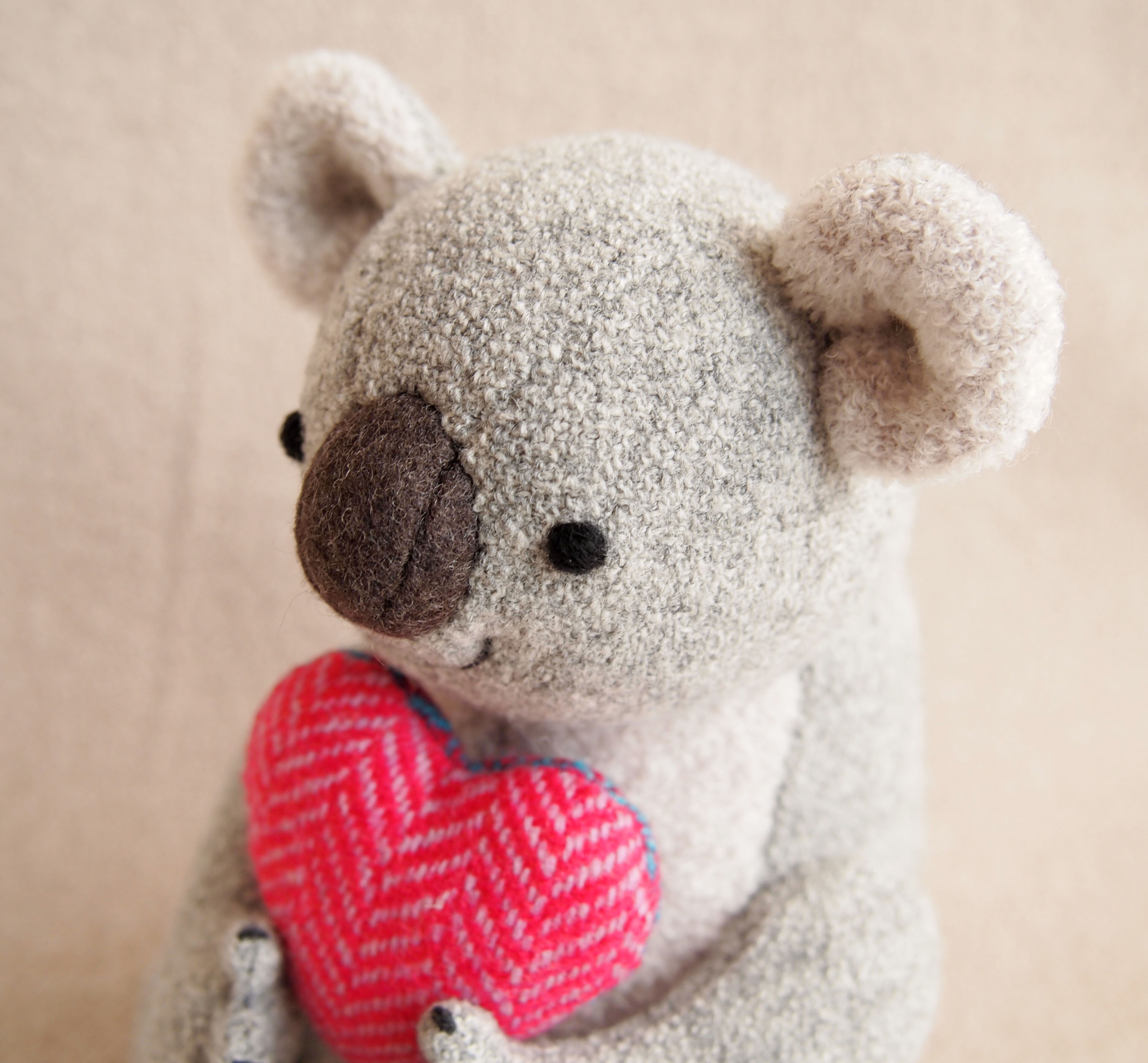 受注制作 コアラくんのハート Iichi ハンドメイド クラフト作品 手仕事品の通販