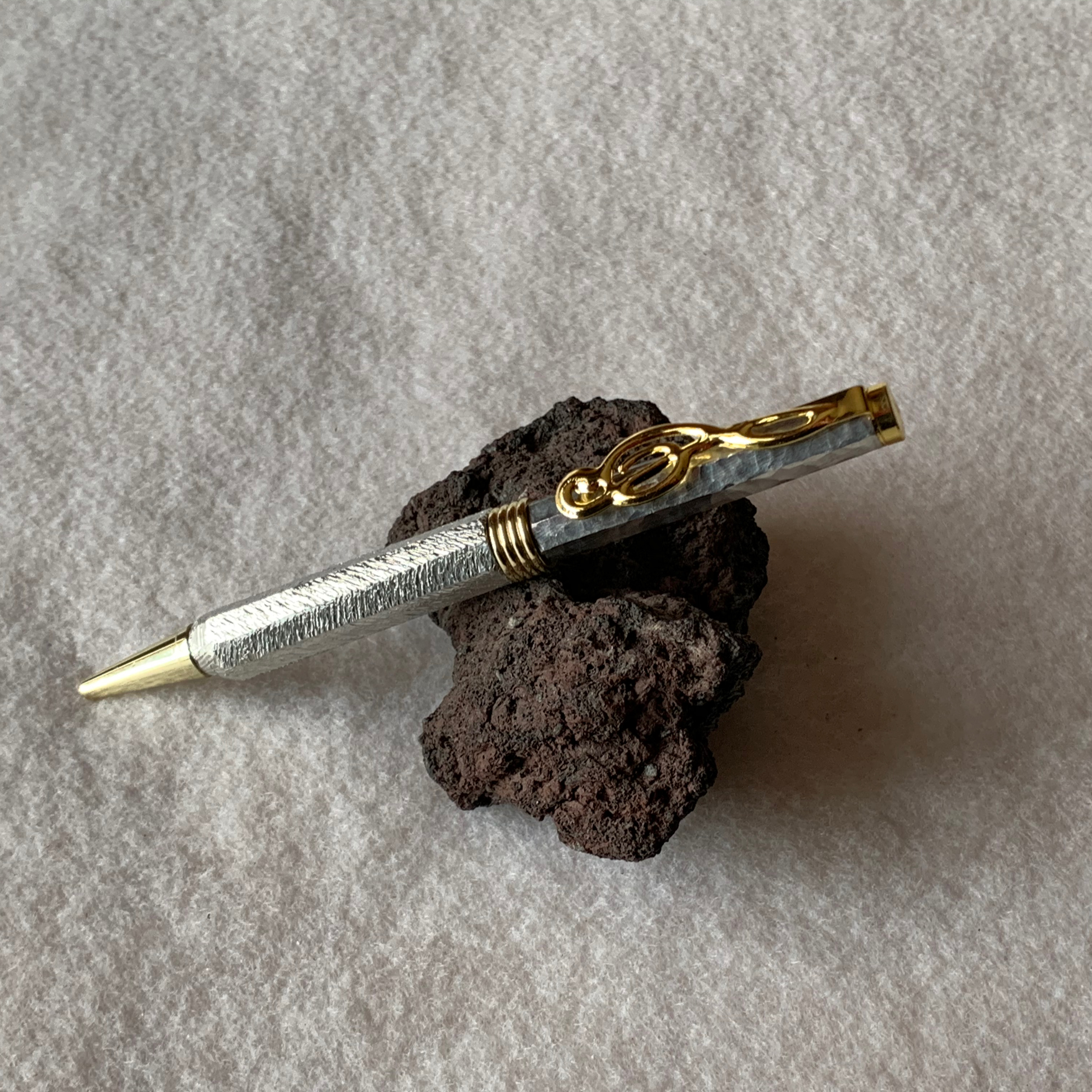 全錫 ボールペン S ト音記号クリップ Iichi ハンドメイド クラフト作品 手仕事品の通販