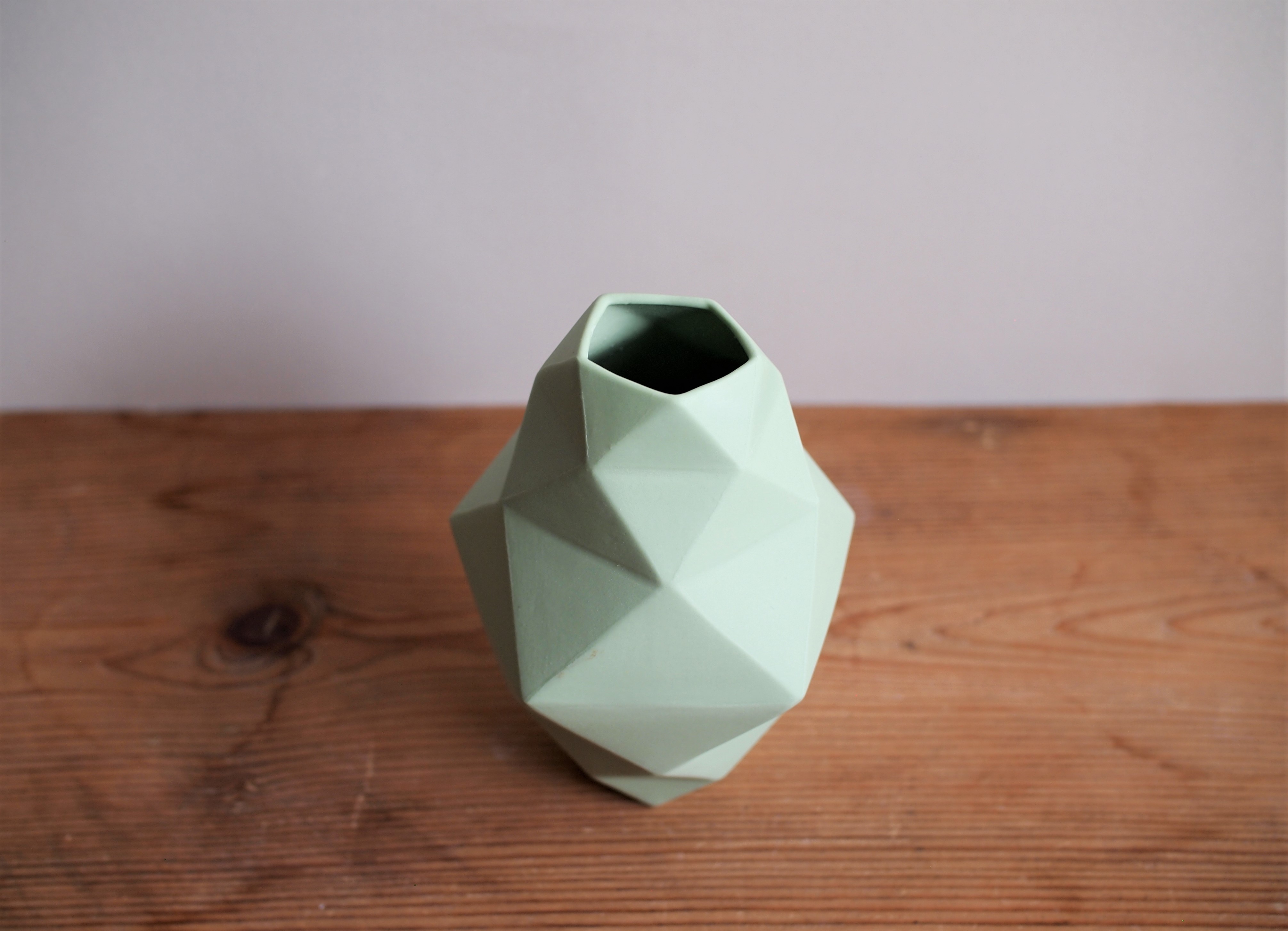 Origami花瓶 ライム Iichi ハンドメイド クラフト作品 手仕事品の通販
