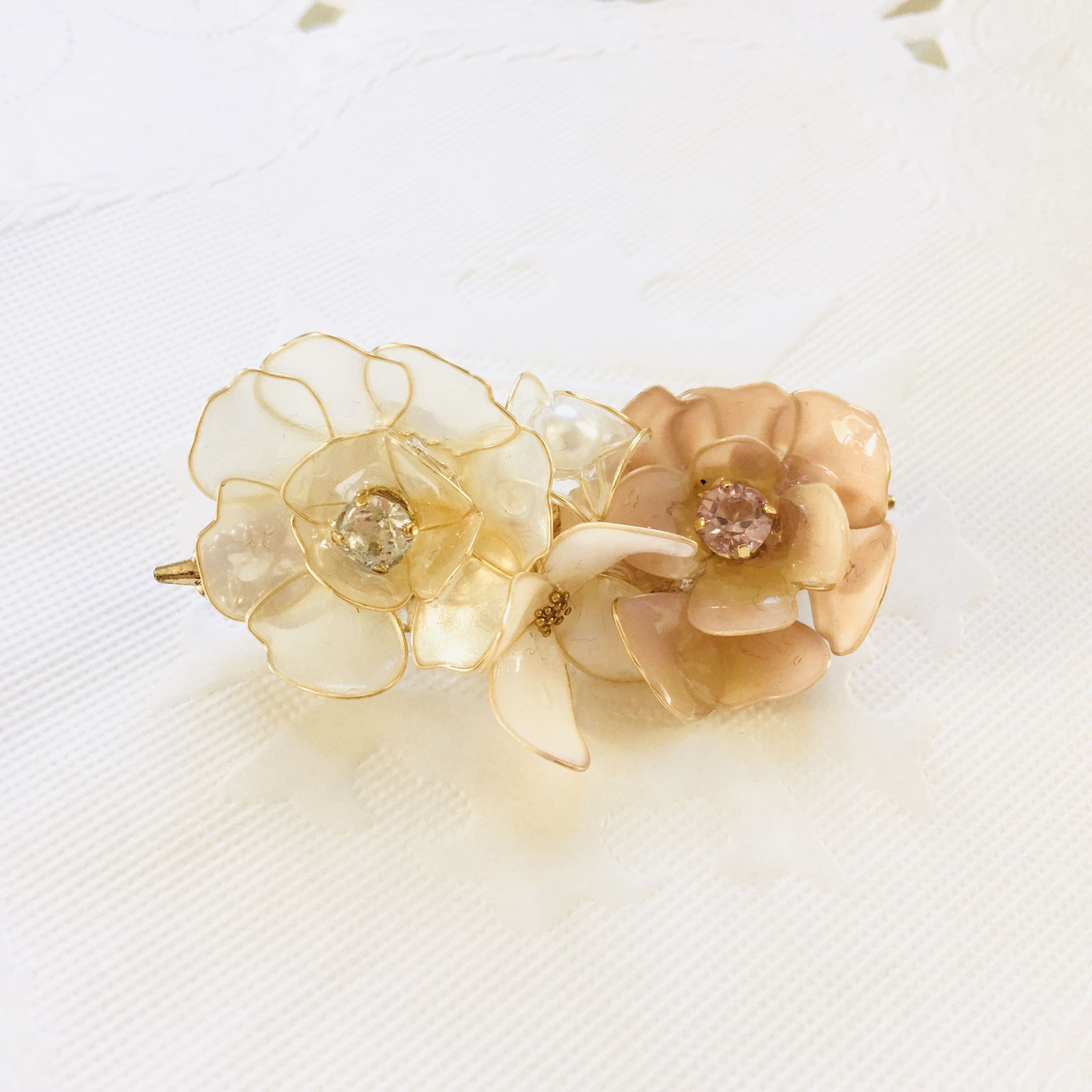 小さな花束のブローチ Dip Art Iichi ハンドメイド クラフト作品 手仕事品の通販