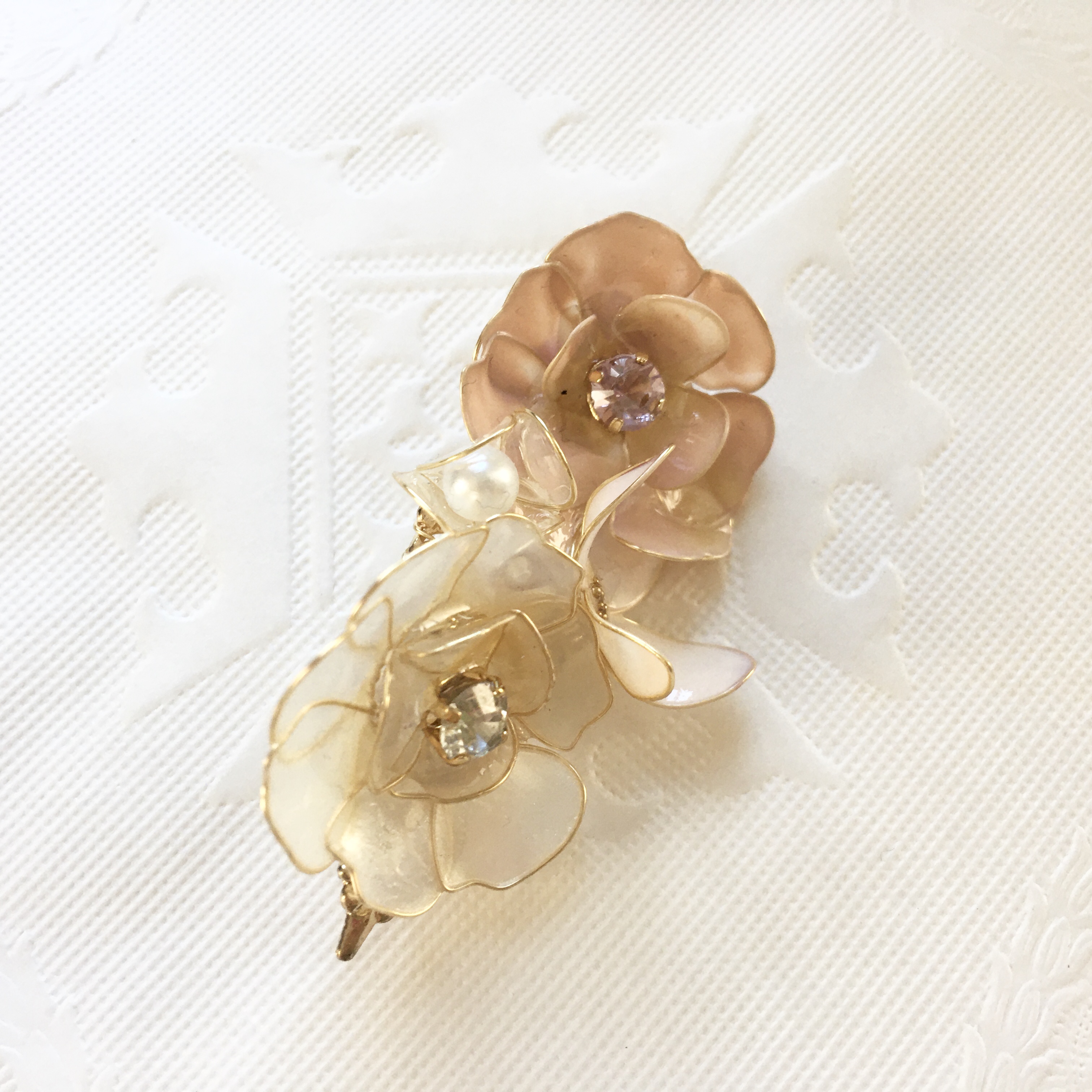小さな花束のブローチ Dip Art Iichi ハンドメイド クラフト作品 手仕事品の通販