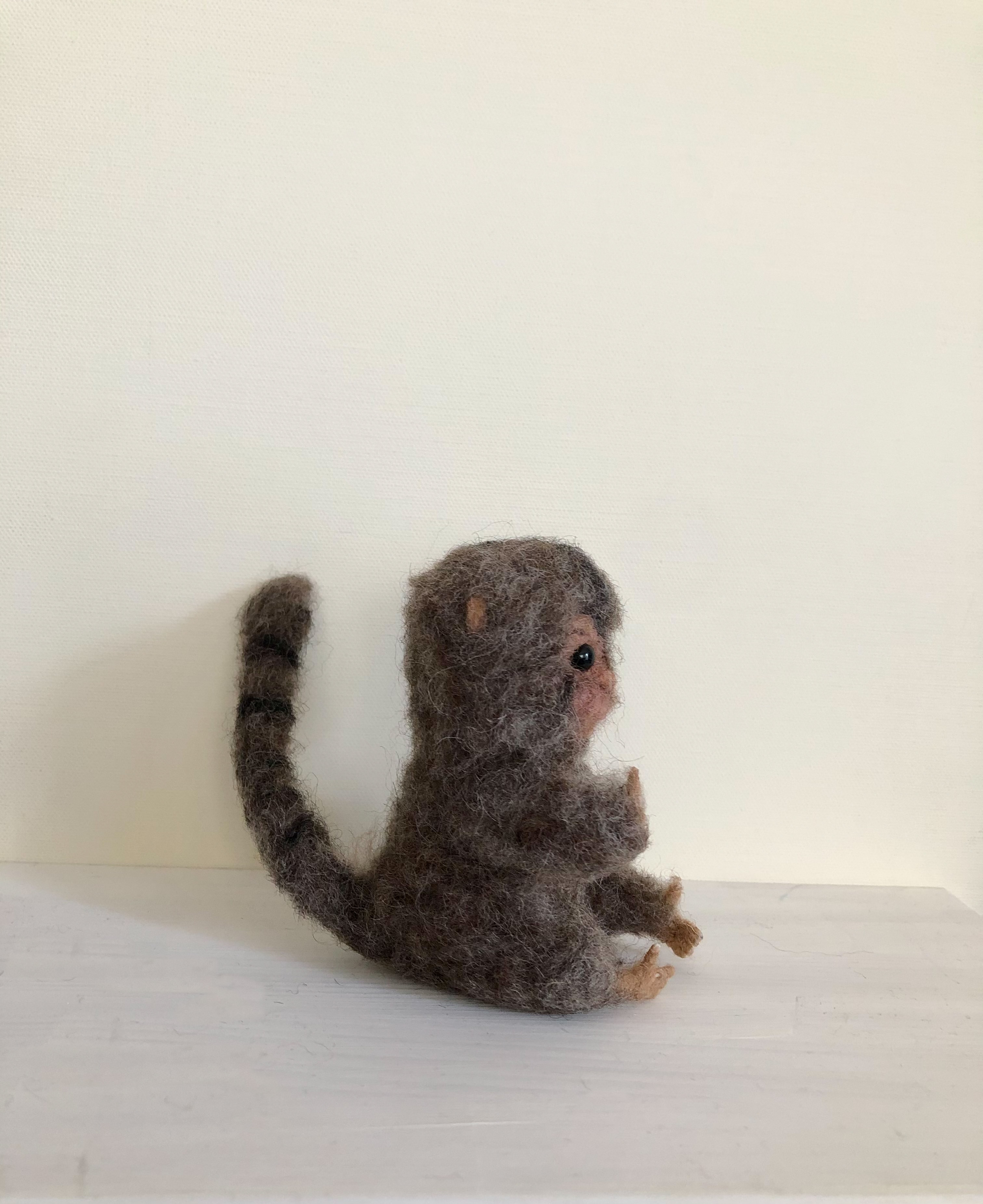 ピグミーマーモセット Gray1体 Pygmy Marmoset Iichi ハンドメイド クラフト作品 手仕事品の通販