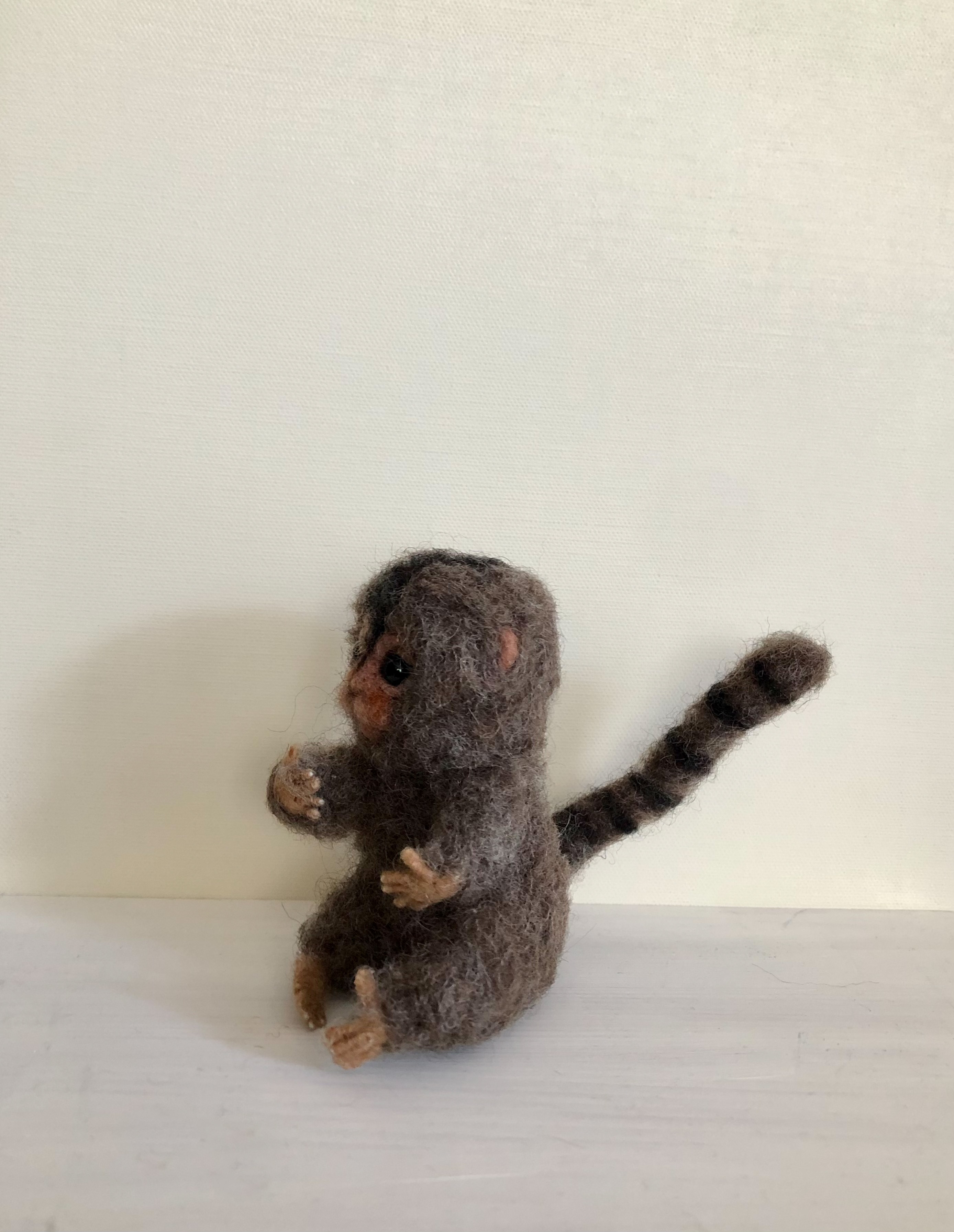 ピグミーマーモセット Gray1体 Pygmy Marmoset Iichi ハンドメイド クラフト作品 手仕事品の通販