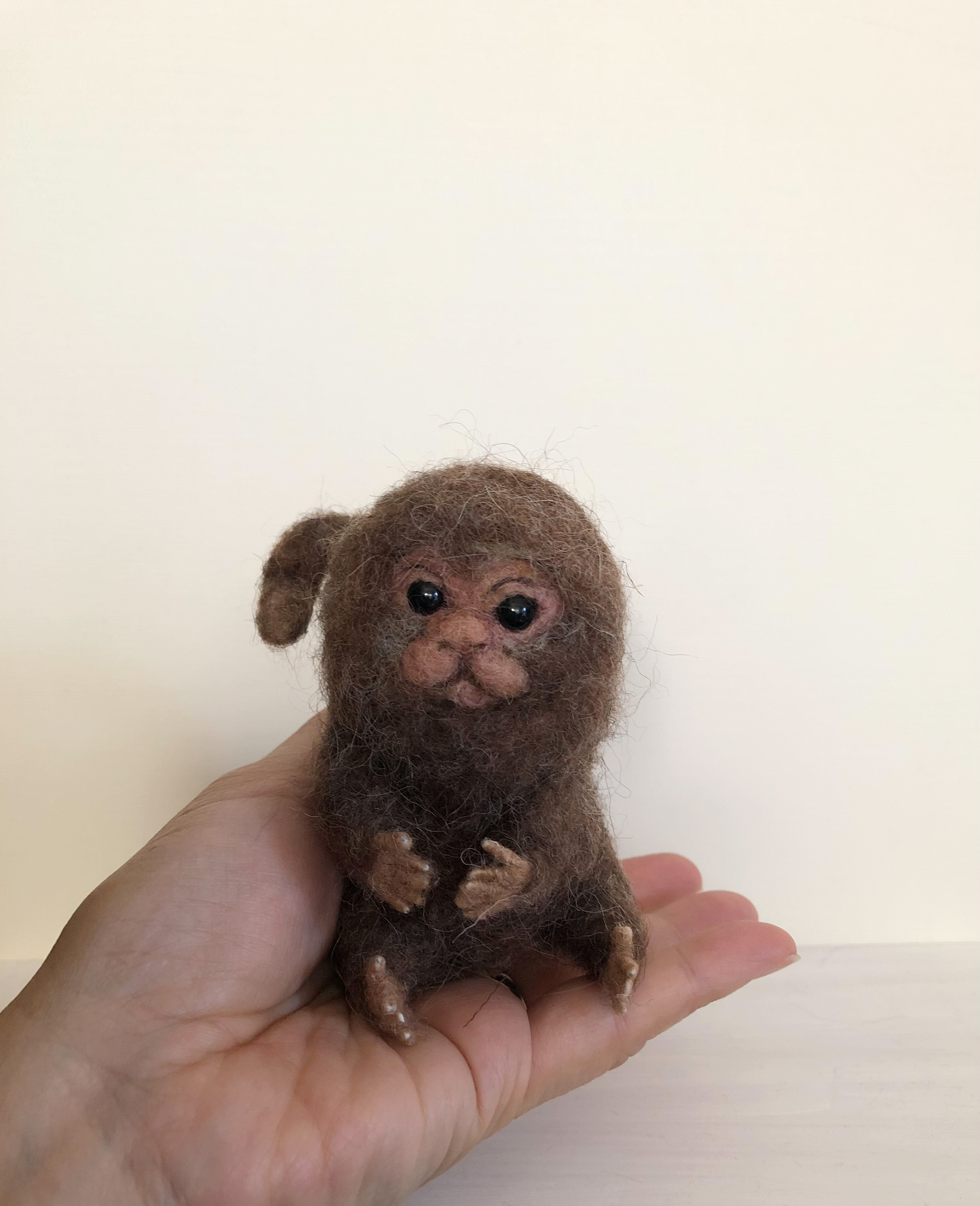 ピグミーマーモセット Brown Pygmymarmoset Iichi ハンドメイド クラフト作品 手仕事品の通販